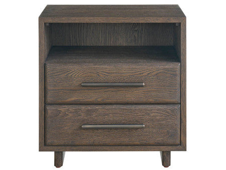 Modern Sable Open Storage Nightstand