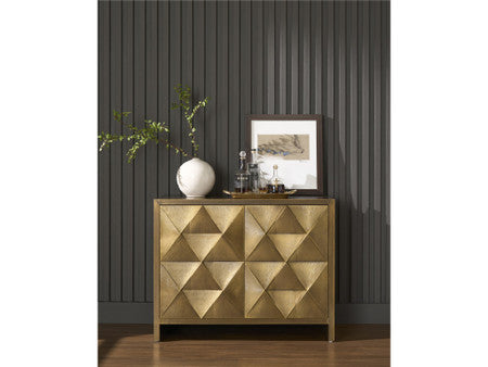 Modern Origami Hall Chest