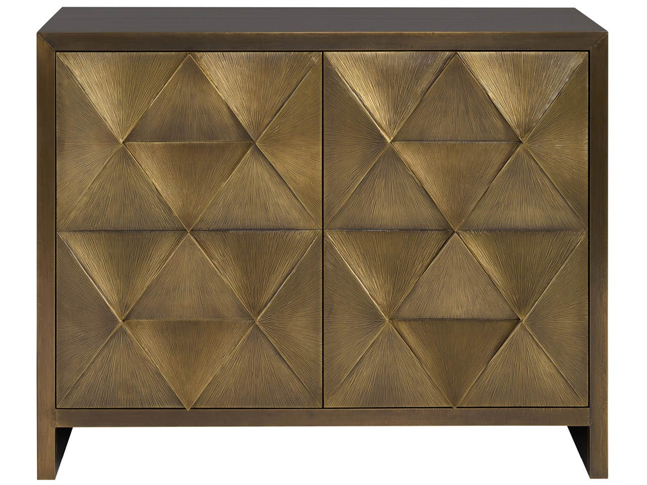 Modern Origami Hall Chest