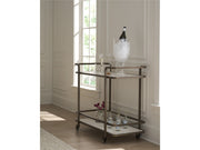 Modern Aged Gold Bar Cart