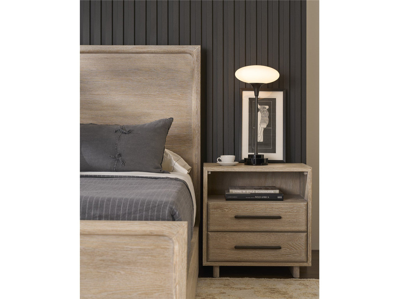 Modern Desert Panel Bed King
