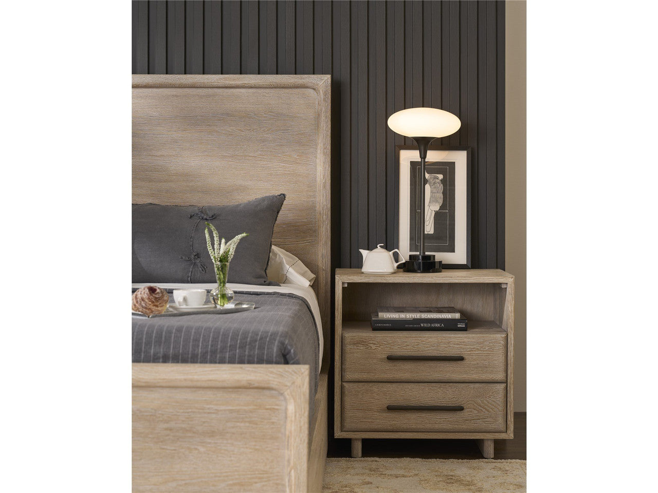 Modern Desert Panel Bed King