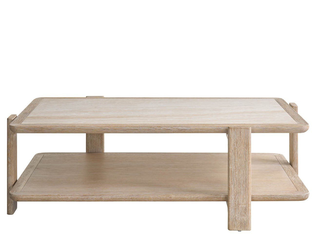 Modern Desert and Stone Cocktail Table