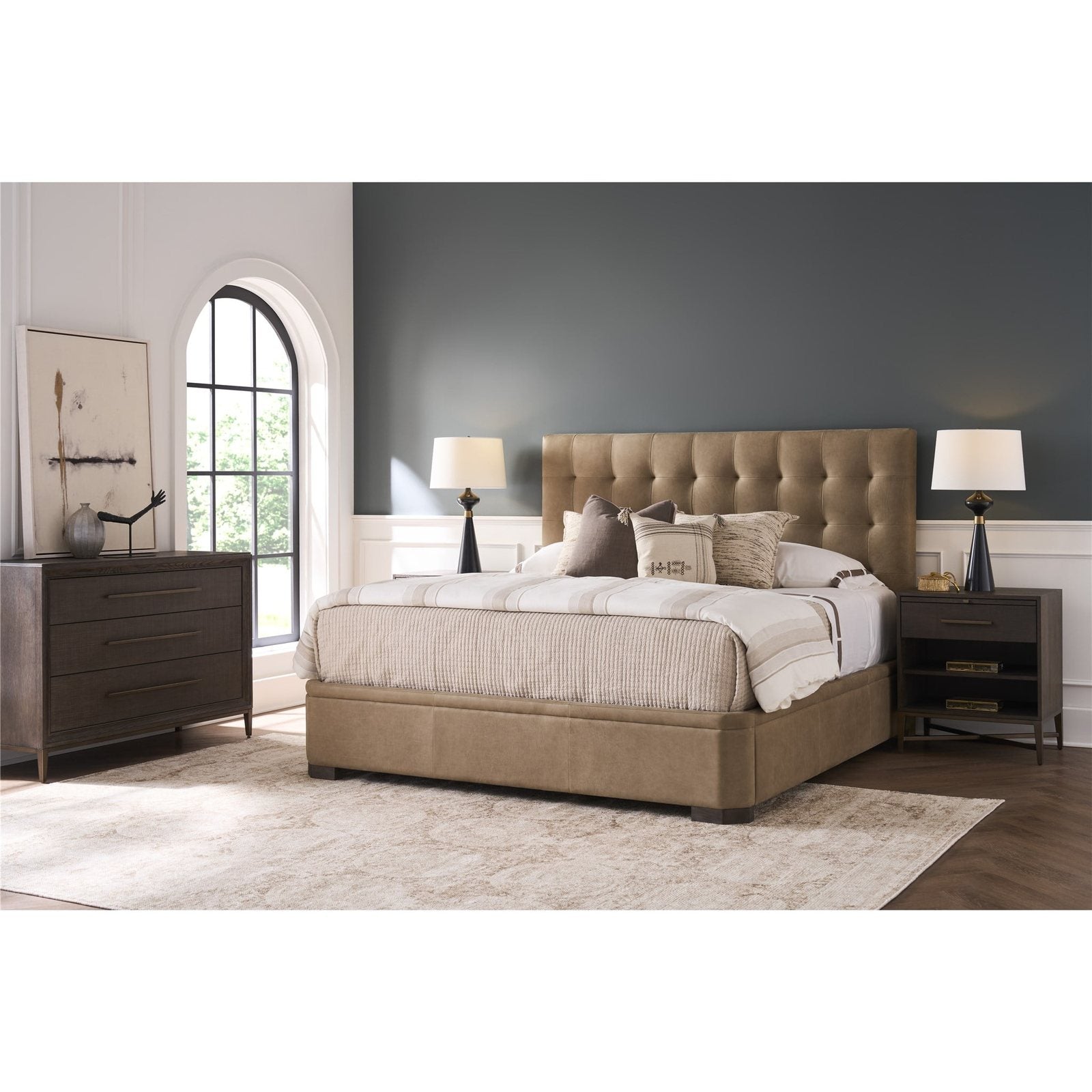 Montclair Montclair Upholstered Bed Queen by Universal Furniture at ZIN Home