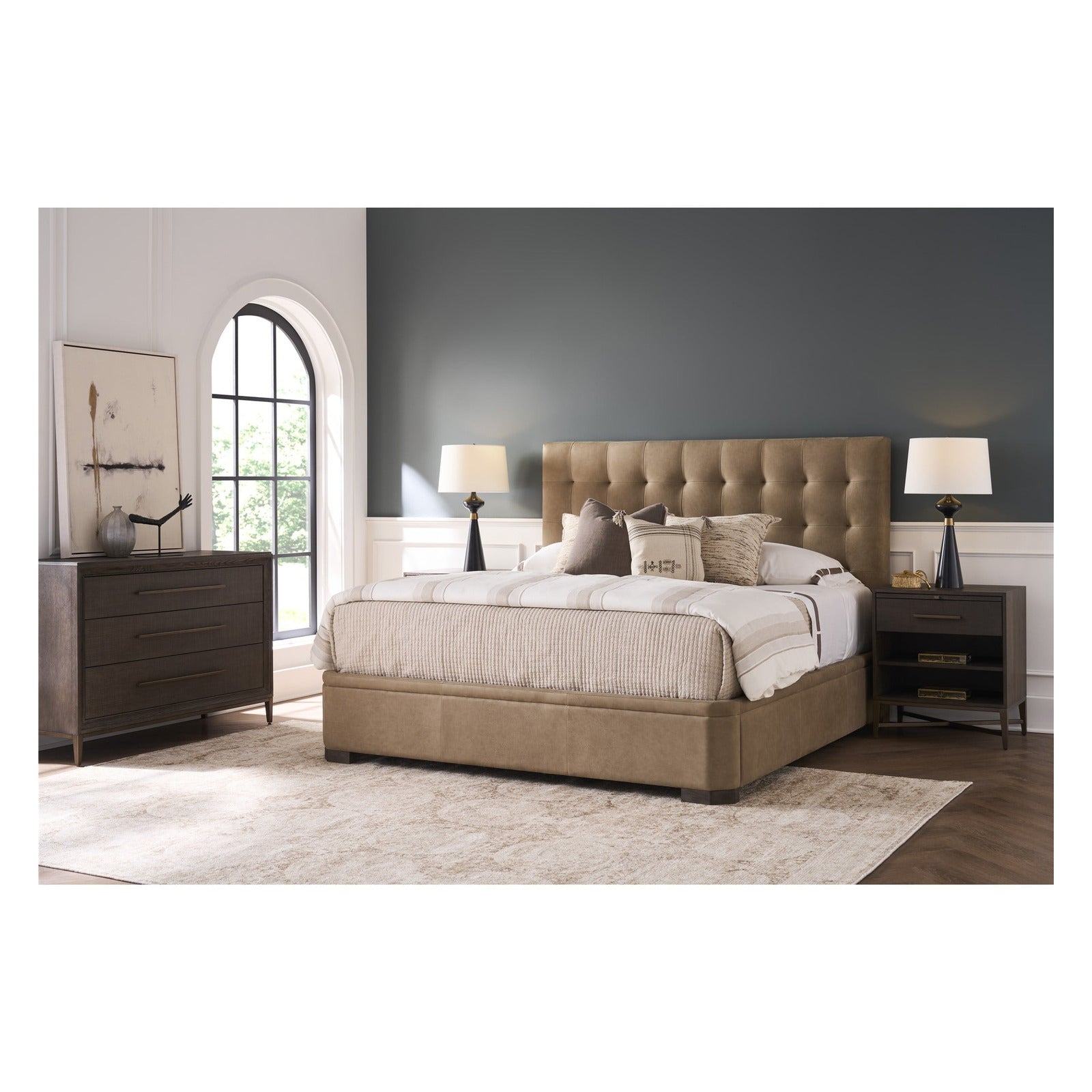 Montclair Montclair Upholstered Bed Queen by Universal Furniture at ZIN Home