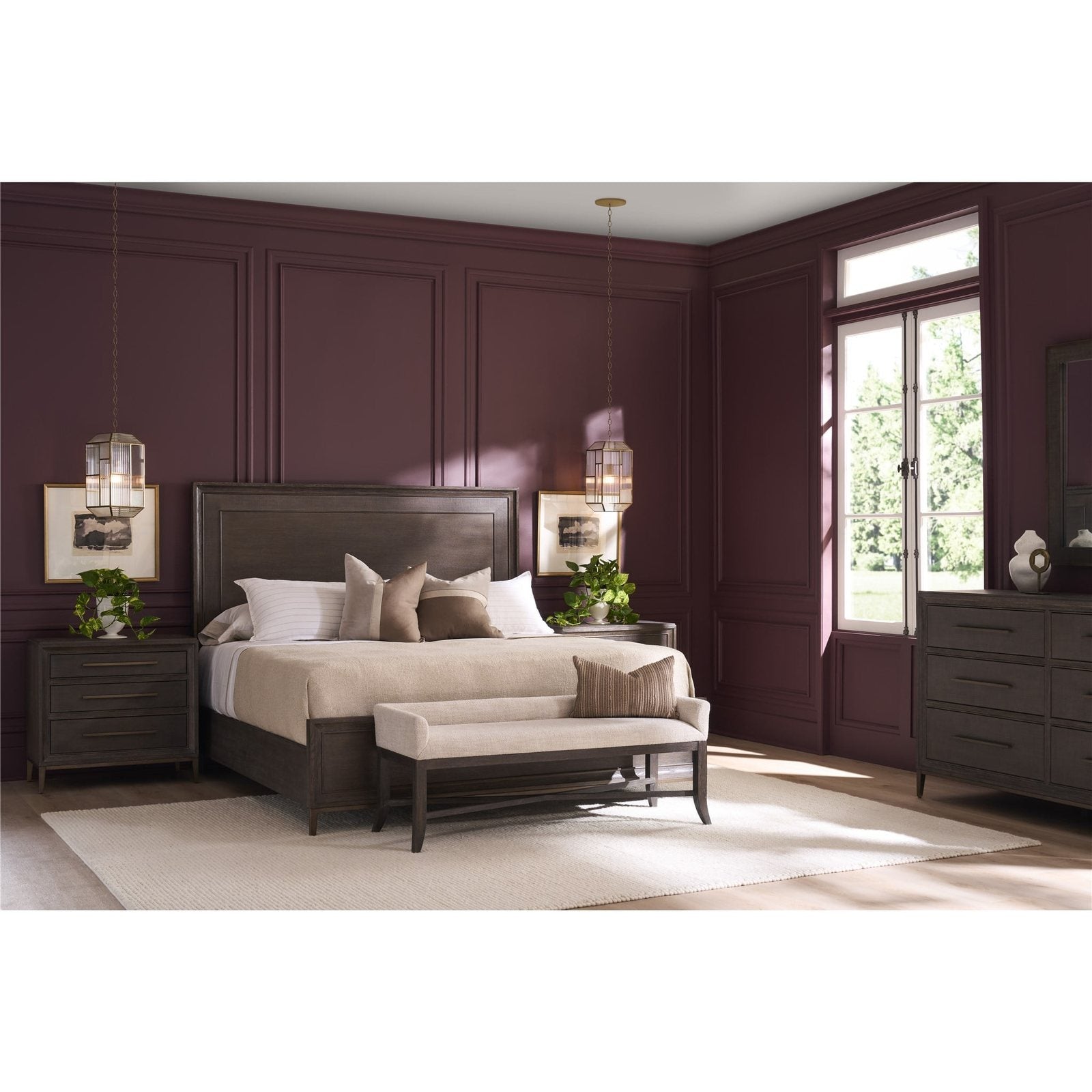 Montclair Cocoa Bench by Universal Furniture at ZIN Home