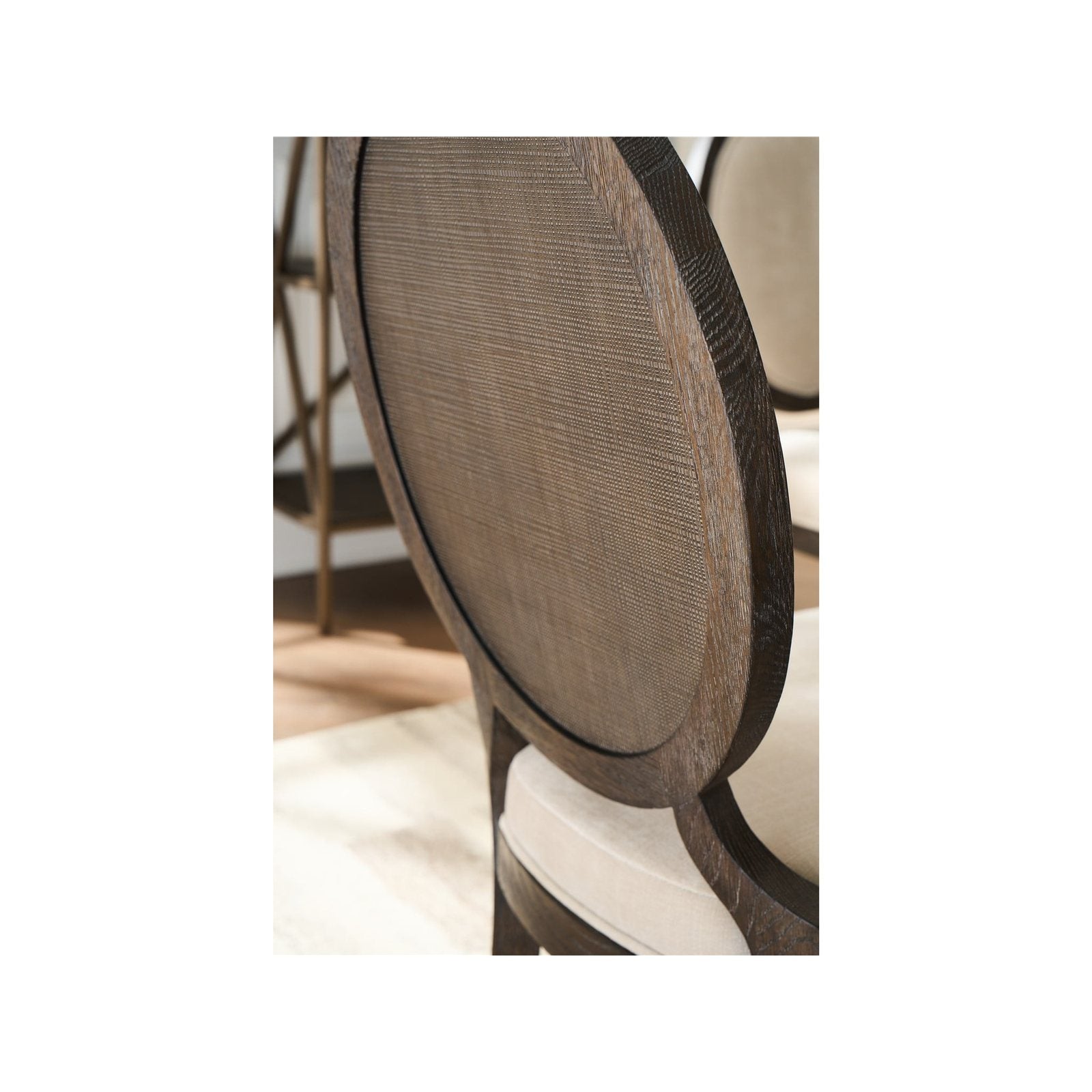 Montclair Cocoa Oval Side Chair by Universal Furniture at ZIN Home