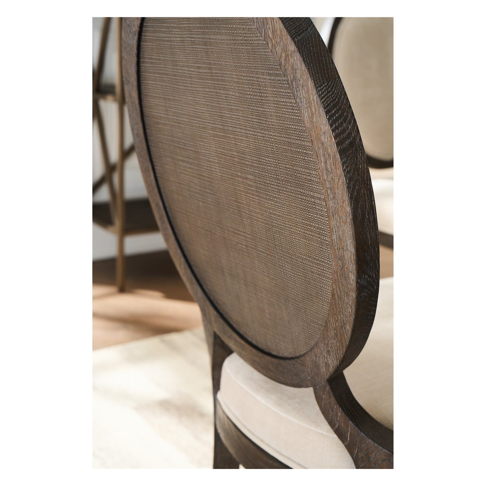 Montclair Cocoa Oval Side Chair by Universal Furniture at ZIN Home