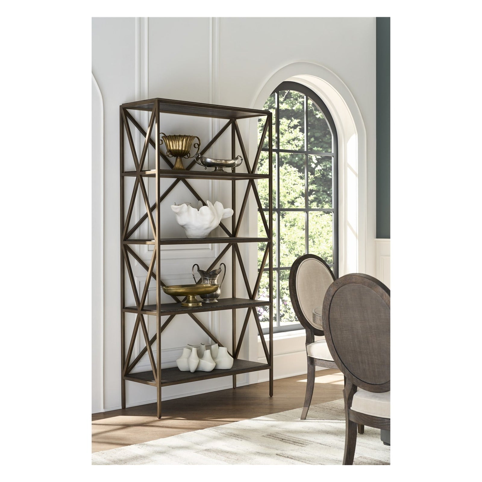 Montclair Cocoa Etagere by Universal Furniture at ZIN Home
