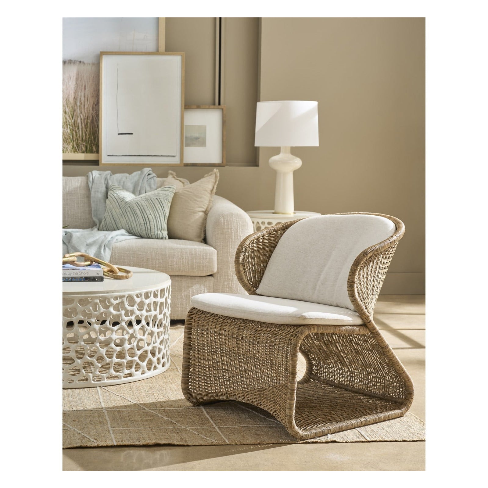 Oasis- Coastal Living Home Collection Oasis Lounge Chair by Universal Furniture at ZIN Home