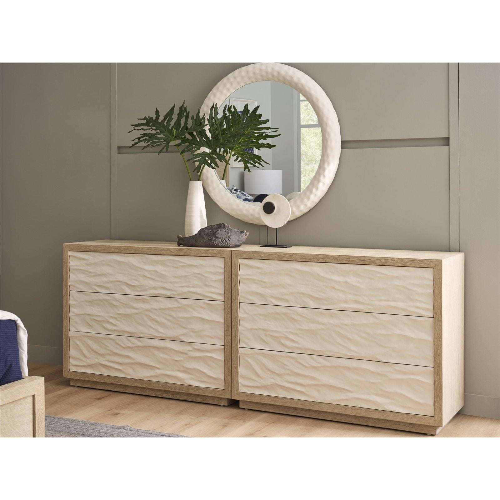 Oasis- Coastal Living Home Collection White Coral Mirror by Universal Furniture at ZIN Home
