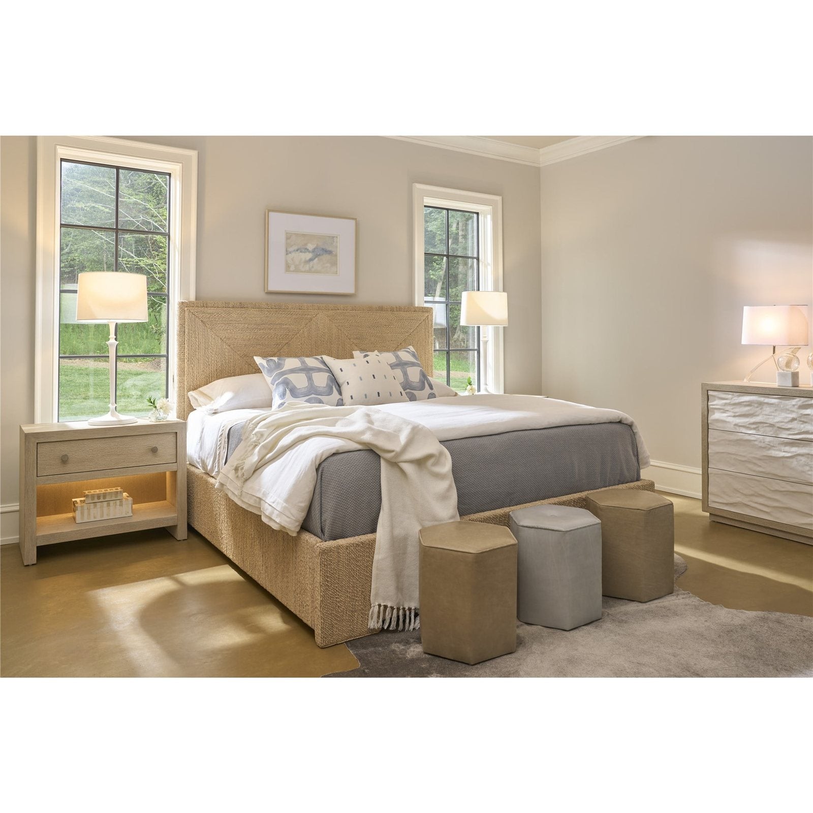 Oasis- Coastal Living Home Collection Abaca Woven Bed Queen by Universal Furniture at ZIN Home