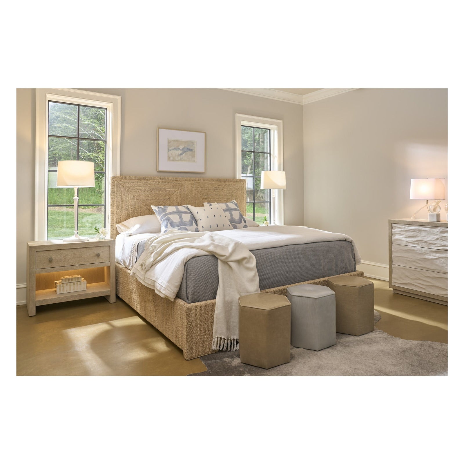 Oasis- Coastal Living Home Collection Abaca Woven Bed King by Universal Furniture at ZIN Home