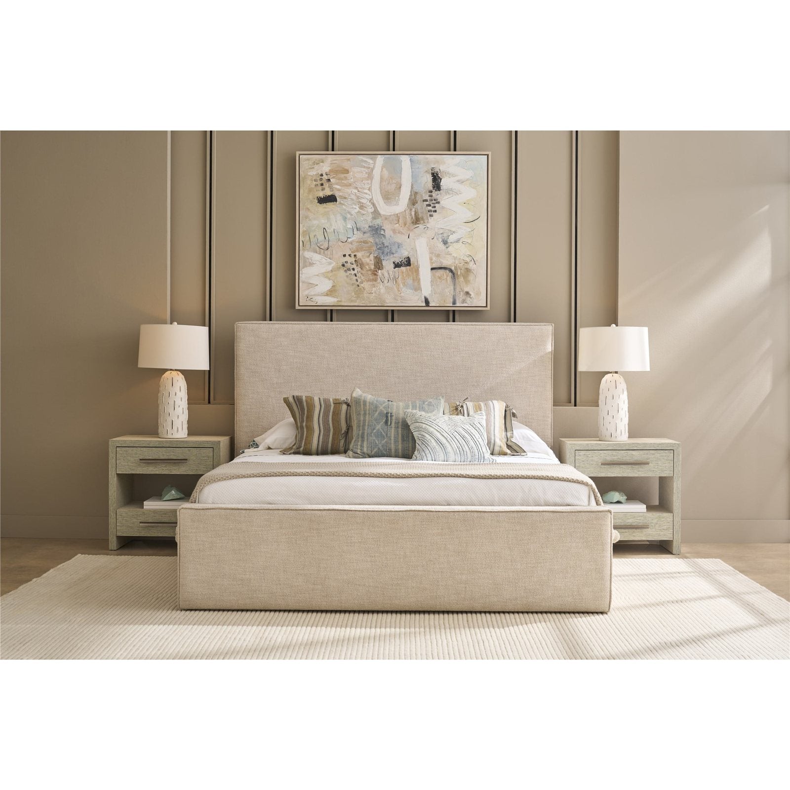 Oasis- Coastal Living Home Collection Drift Upholstered Bed King by Universal Furniture at ZIN Home