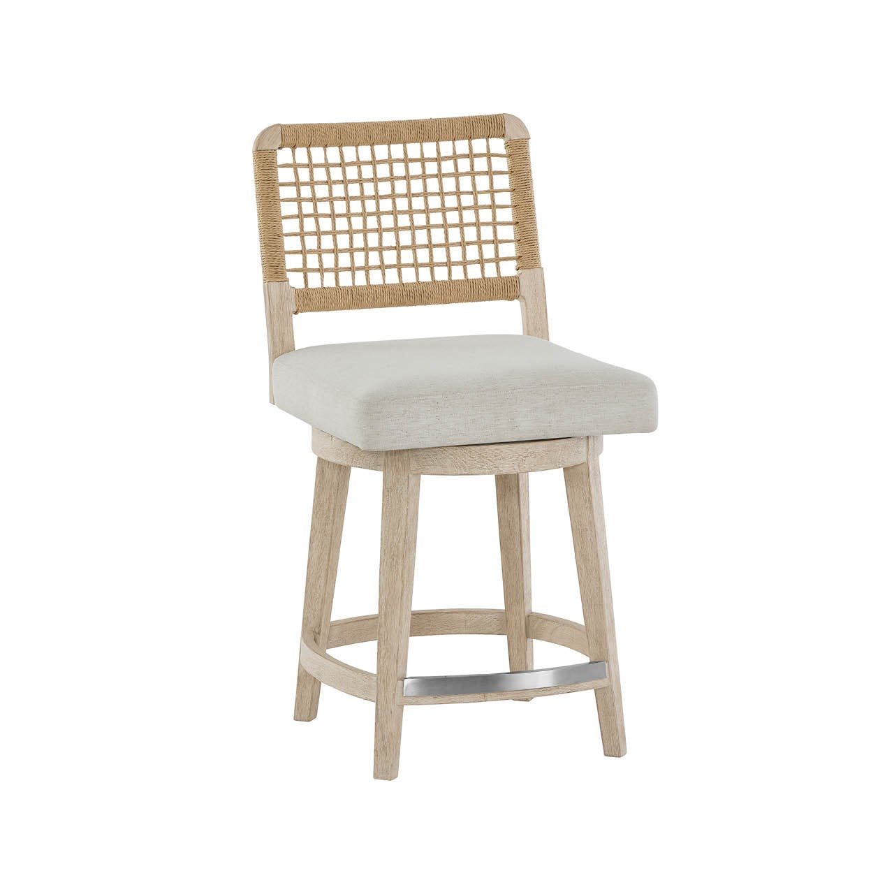 Oasis- Coastal Living Home Collection Dockside Swivel Counter Stool by Universal Furniture at ZIN Home