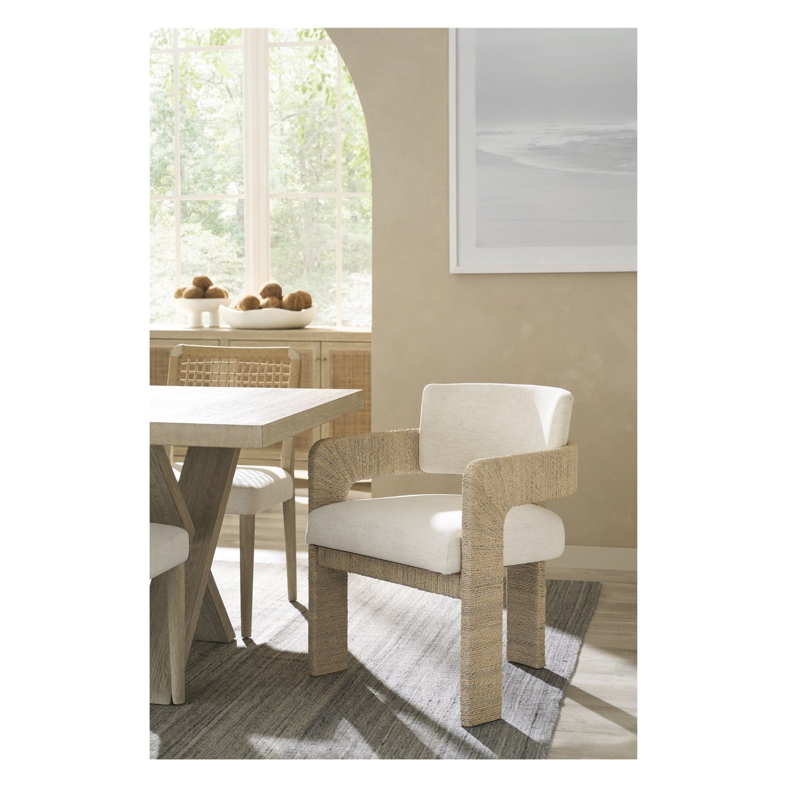 Oasis- Coastal Living Home Collection Abaca Arm Chair by Universal Furniture at ZIN Home