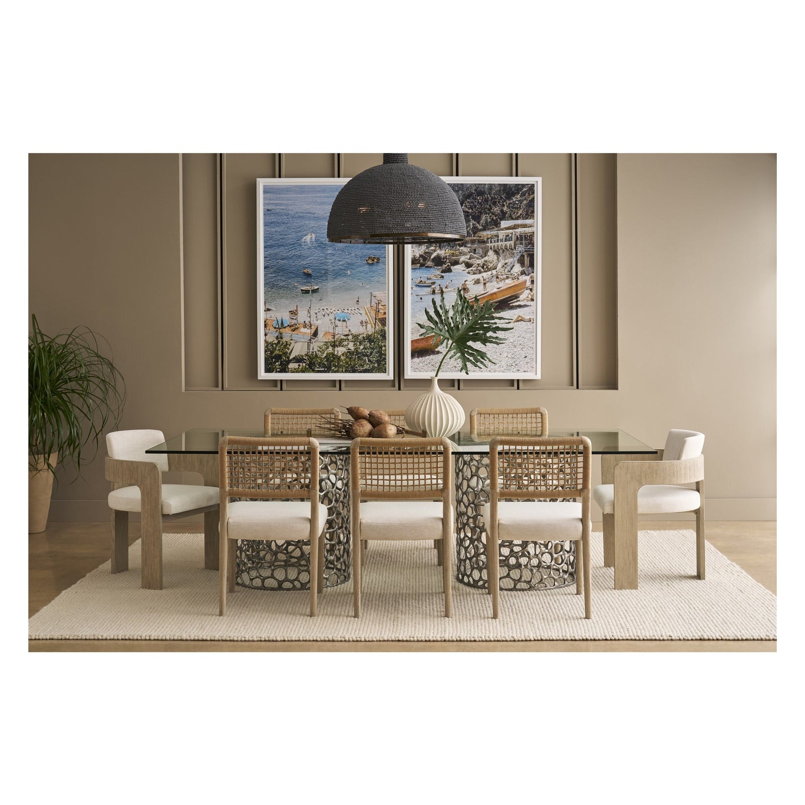 Oasis- Coastal Living Home Collection Coral Rectangle Dining Table by Universal Furniture at ZIN Home