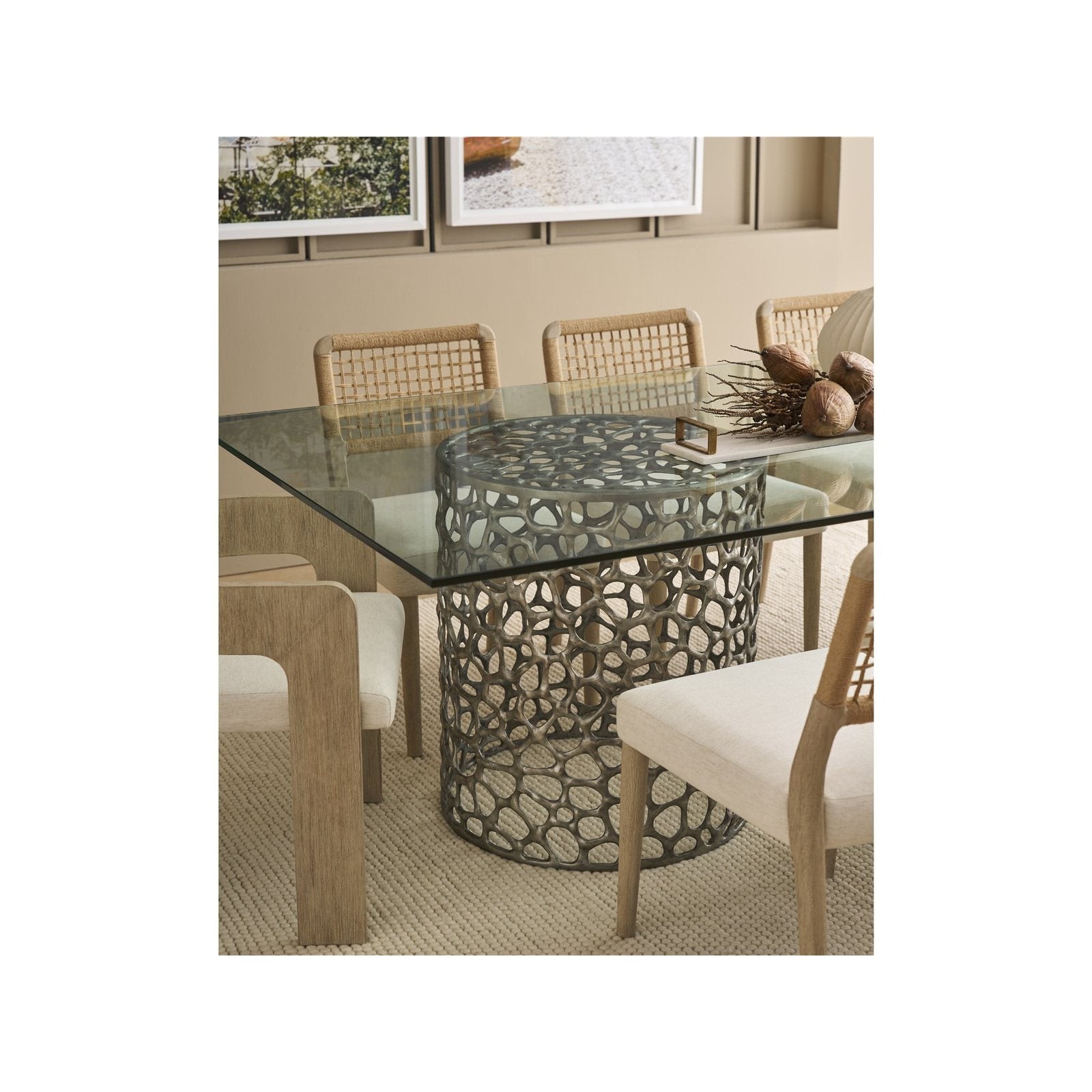 Oasis- Coastal Living Home Collection Coral Rectangle Dining Table by Universal Furniture at ZIN Home
