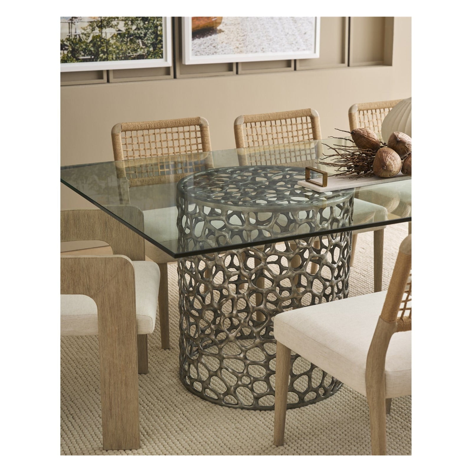 Oasis- Coastal Living Home Collection Coral Rectangle Dining Table by Universal Furniture at ZIN Home