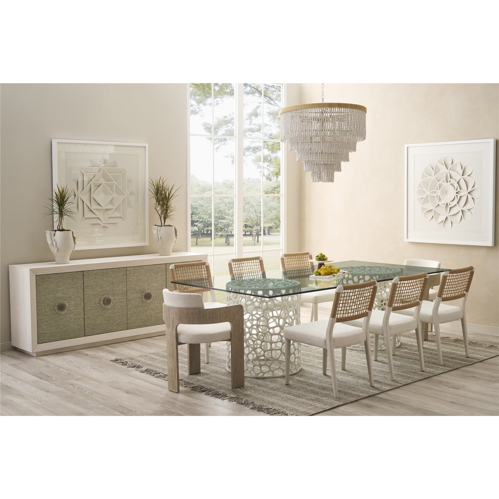 Oasis- Coastal Living Home Collection Coral Rectangle Dining Table by Universal Furniture at ZIN Home