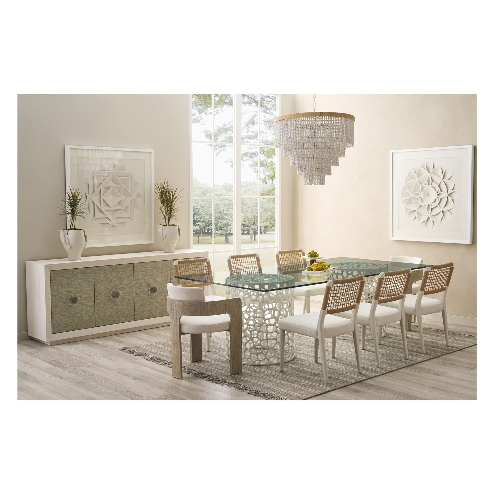 Oasis- Coastal Living Home Collection Coral Rectangle Dining Table by Universal Furniture at ZIN Home