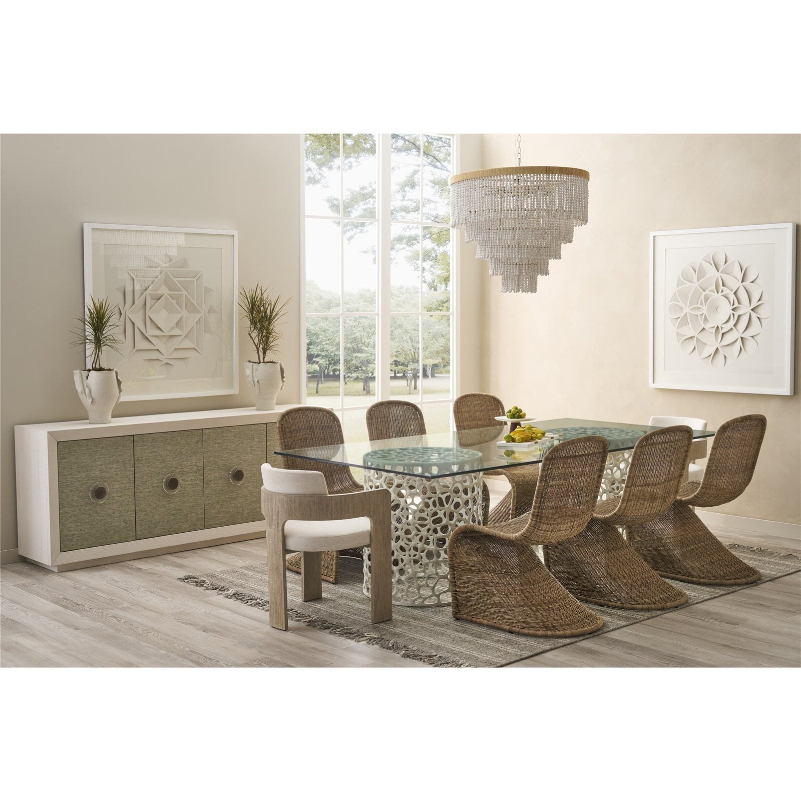Oasis- Coastal Living Home Collection Coral Rectangle Dining Table by Universal Furniture at ZIN Home