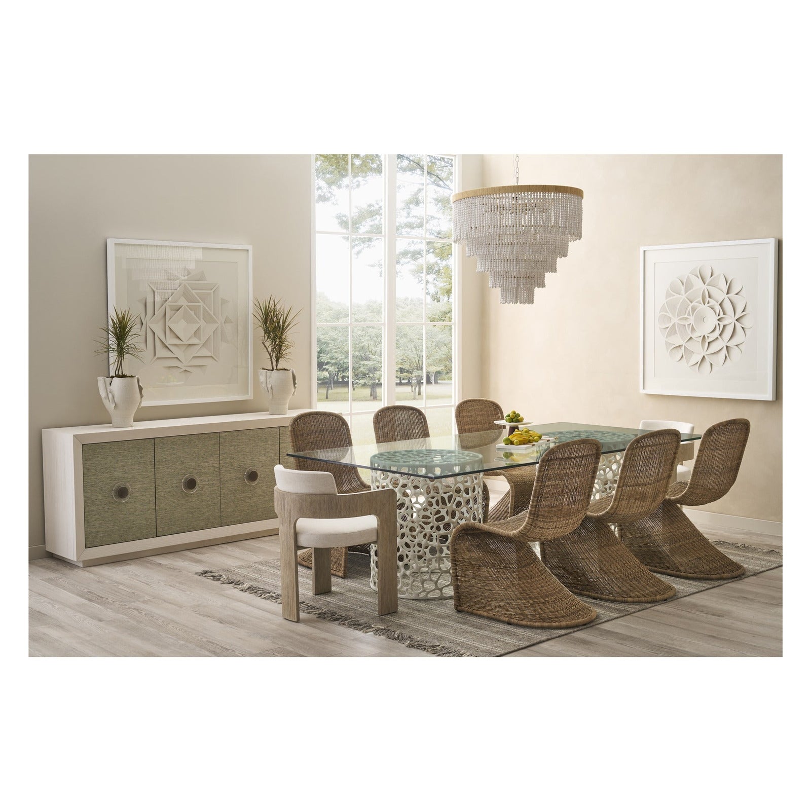 Oasis- Coastal Living Home Collection Coral Rectangle Dining Table by Universal Furniture at ZIN Home