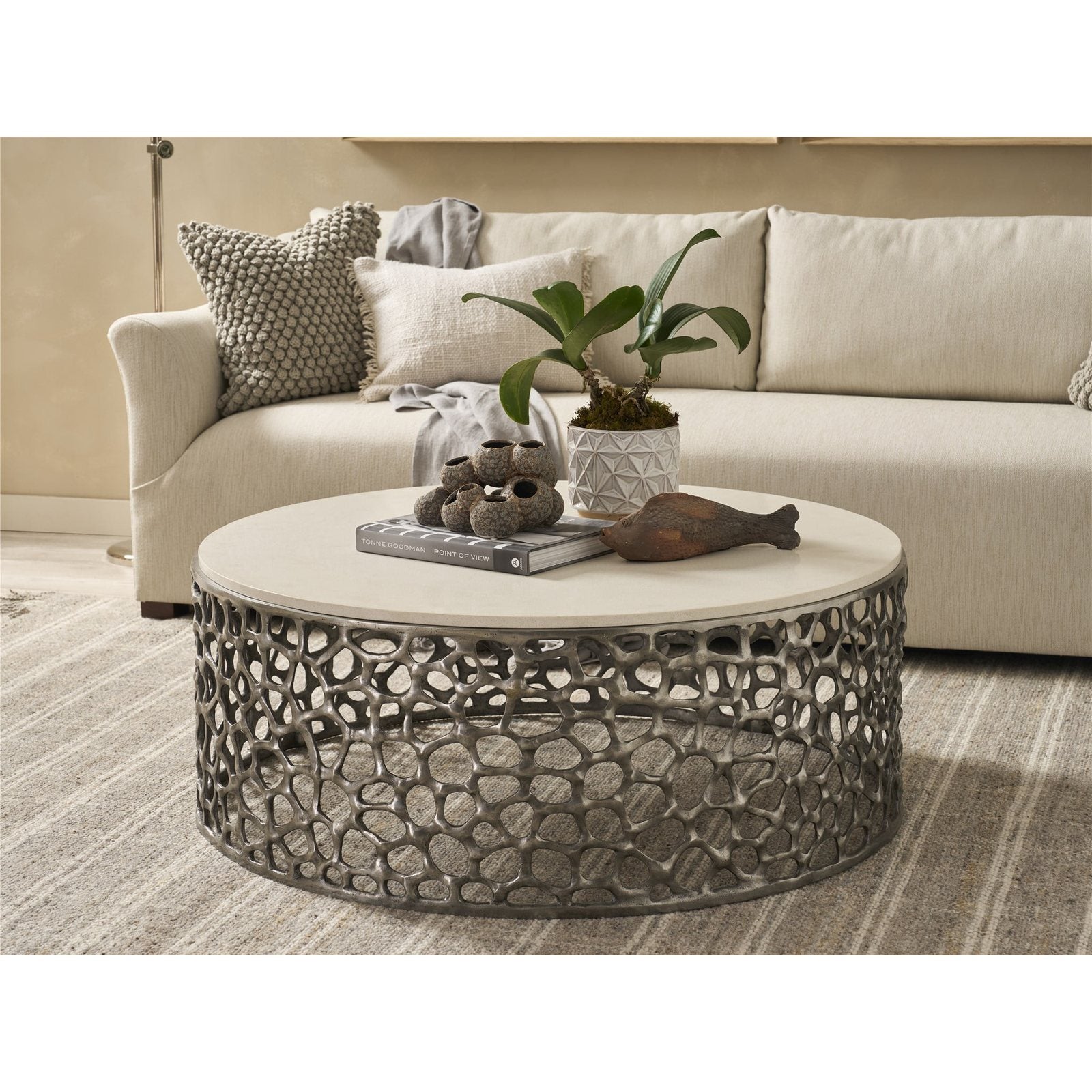 Oasis- Coastal Living Home Collection Coral Cocktail Table by Universal Furniture at ZIN Home