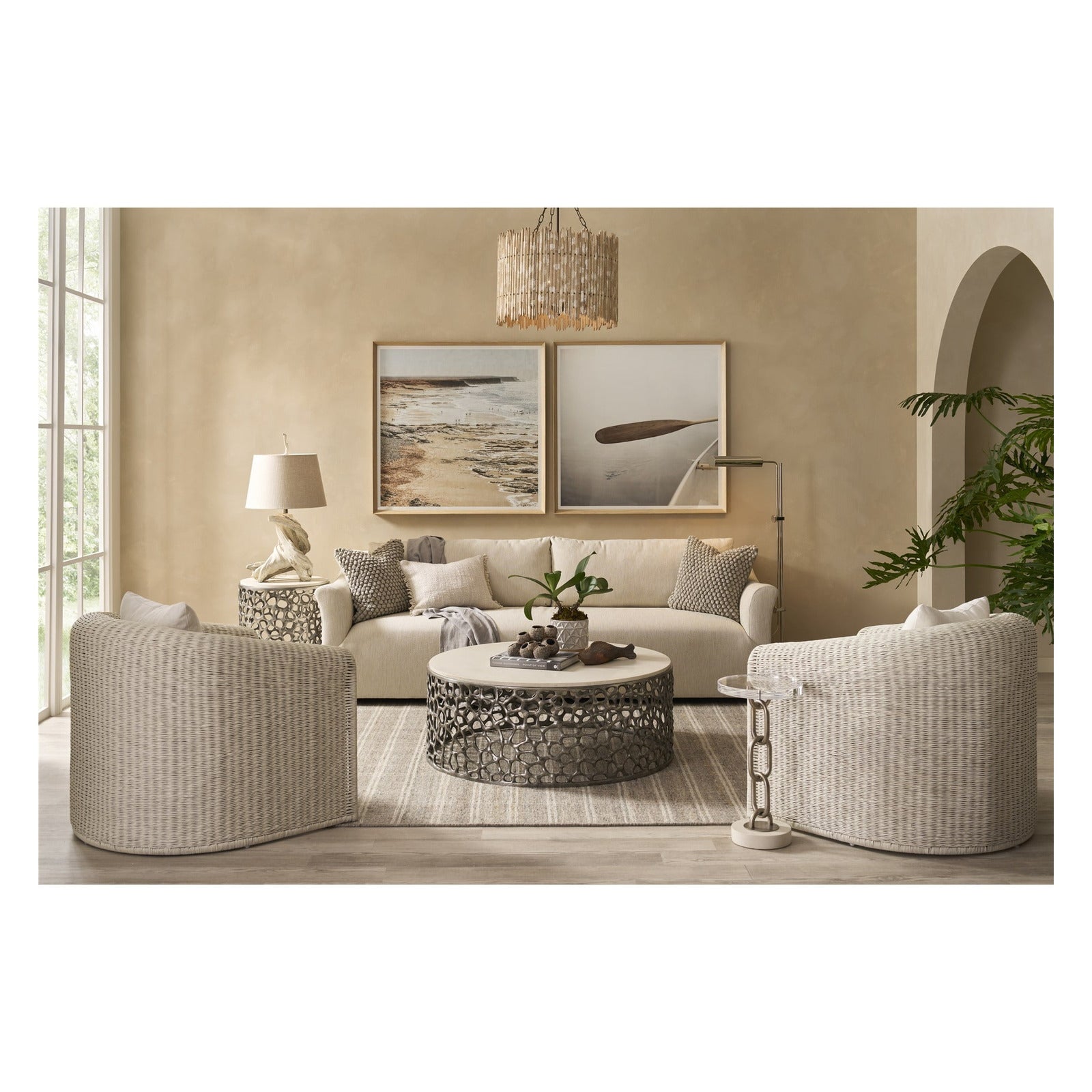 Oasis- Coastal Living Home Collection Coral Cocktail Table by Universal Furniture at ZIN Home