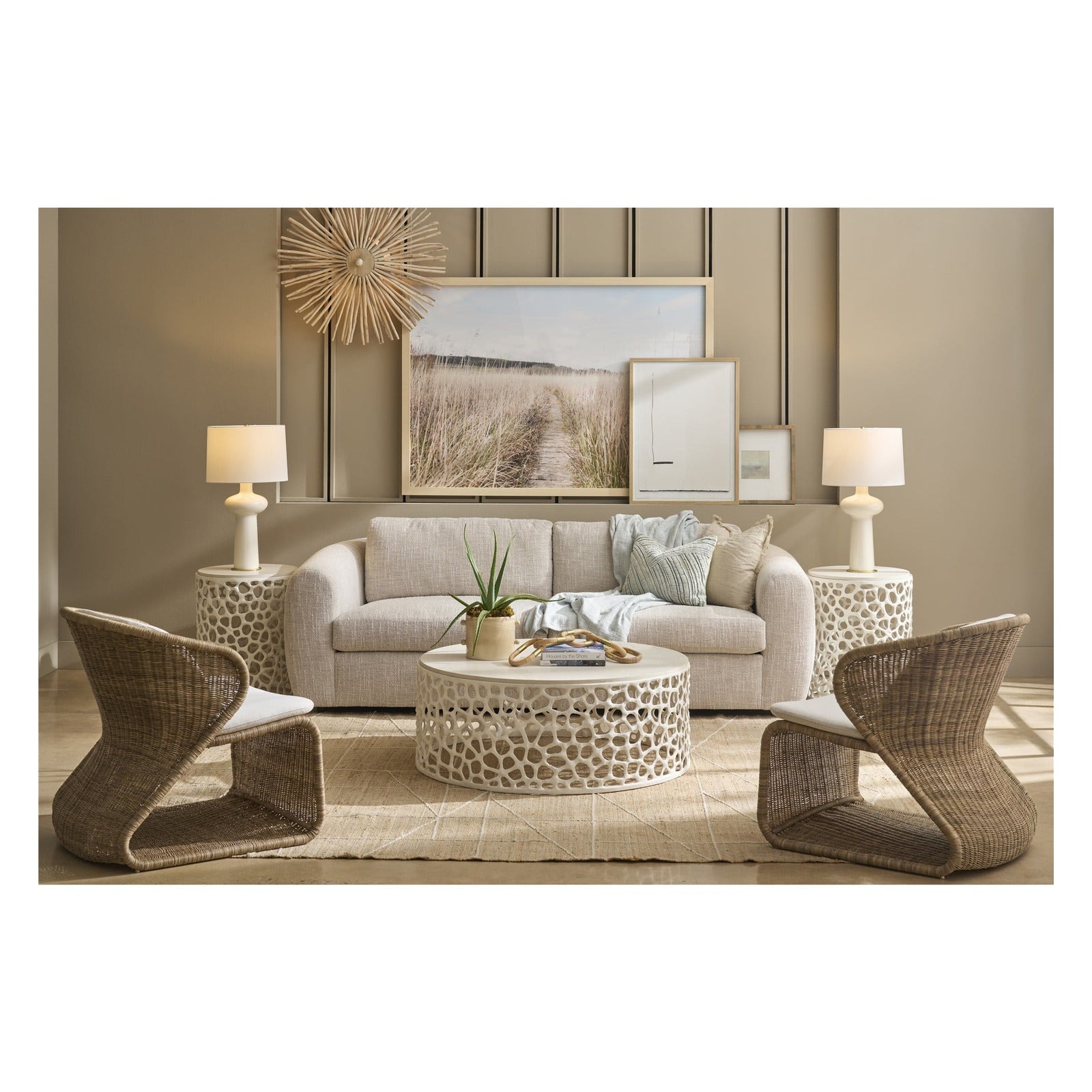 Oasis- Coastal Living Home Collection Coral Cocktail Table by Universal Furniture at ZIN Home