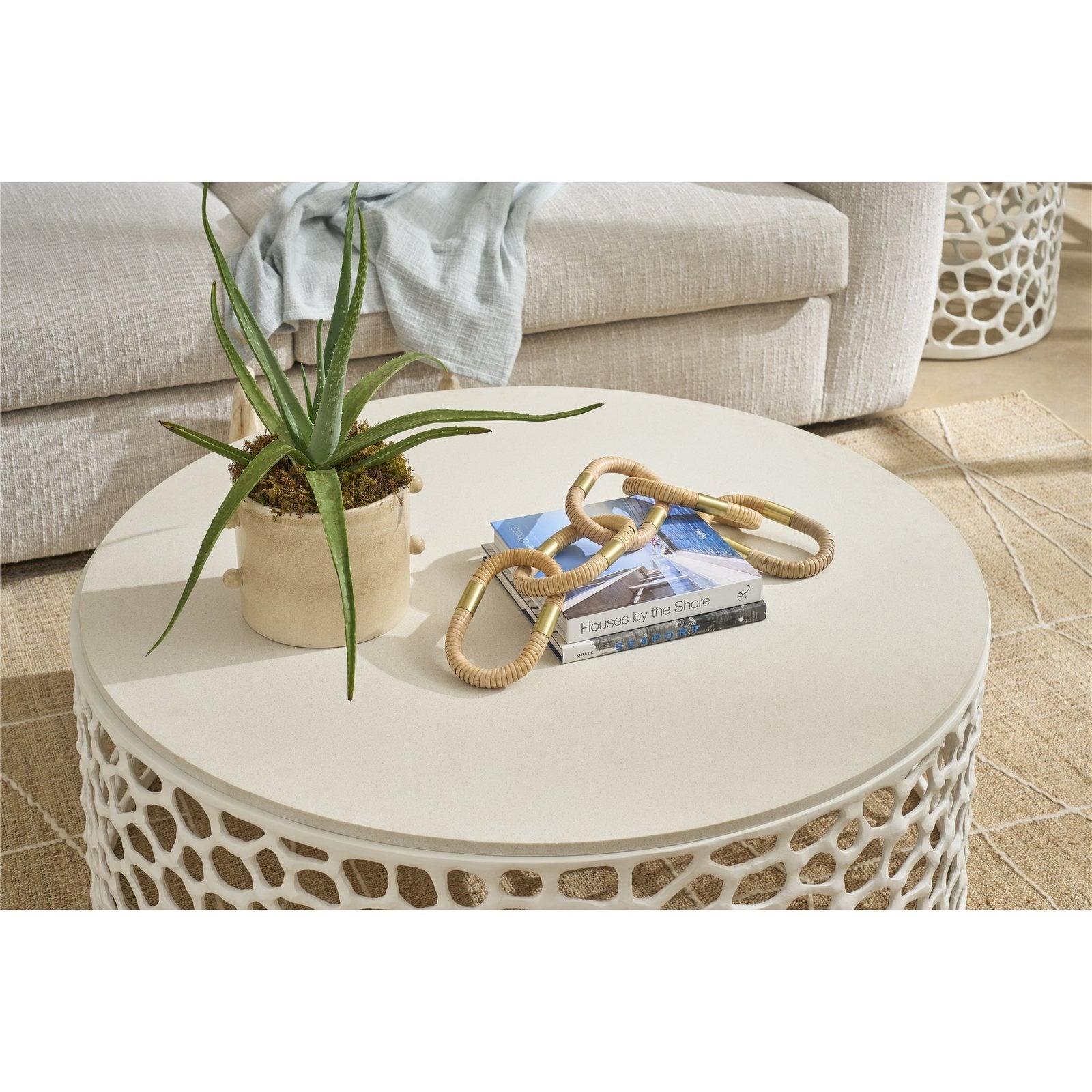 Oasis- Coastal Living Home Collection Coral Cocktail Table by Universal Furniture at ZIN Home