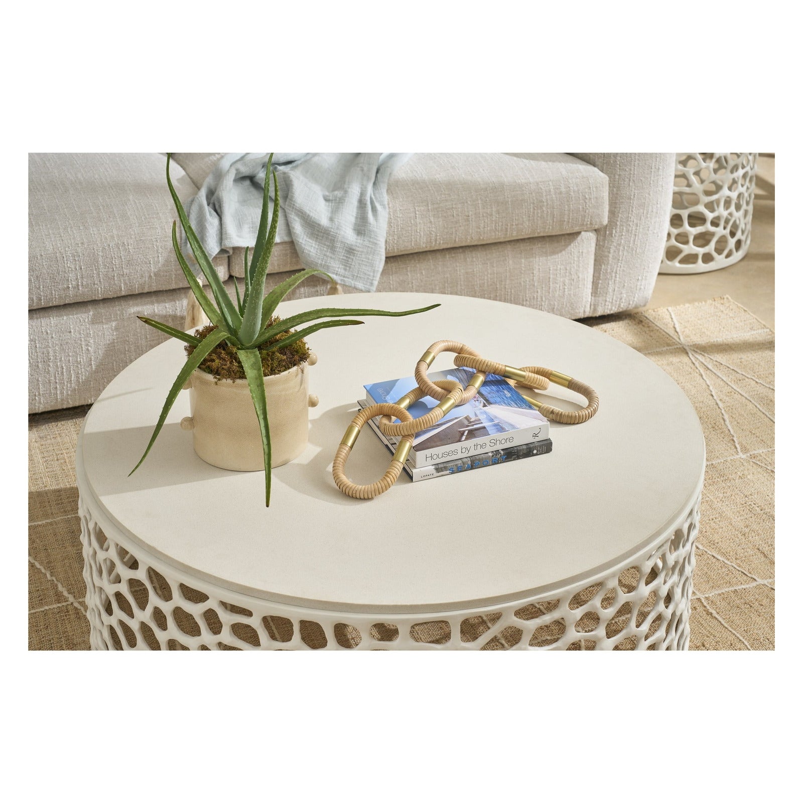 Oasis- Coastal Living Home Collection Coral Cocktail Table by Universal Furniture at ZIN Home