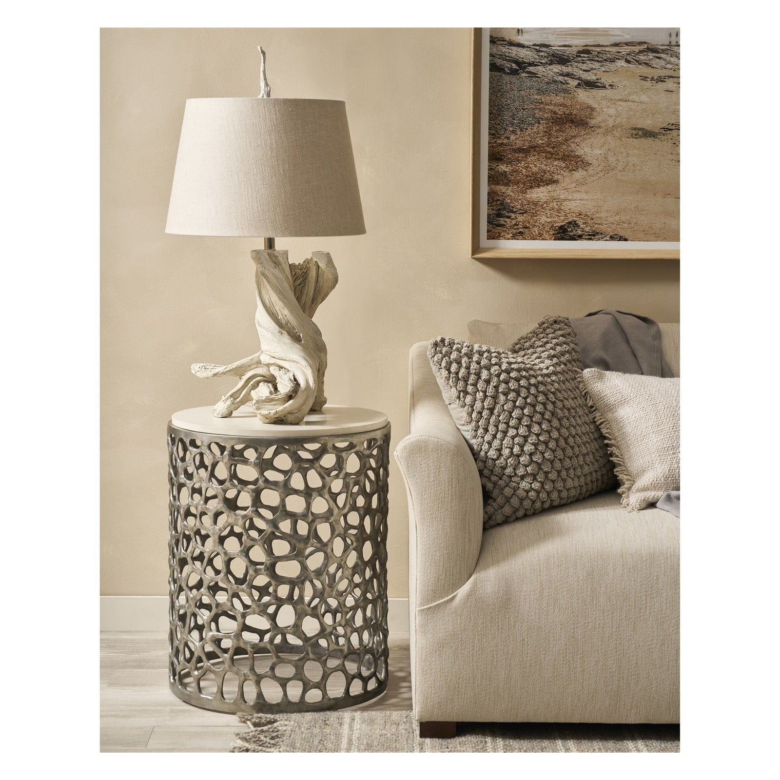Oasis- Coastal Living Home Collection Coral Side Table by Universal Furniture at ZIN Home