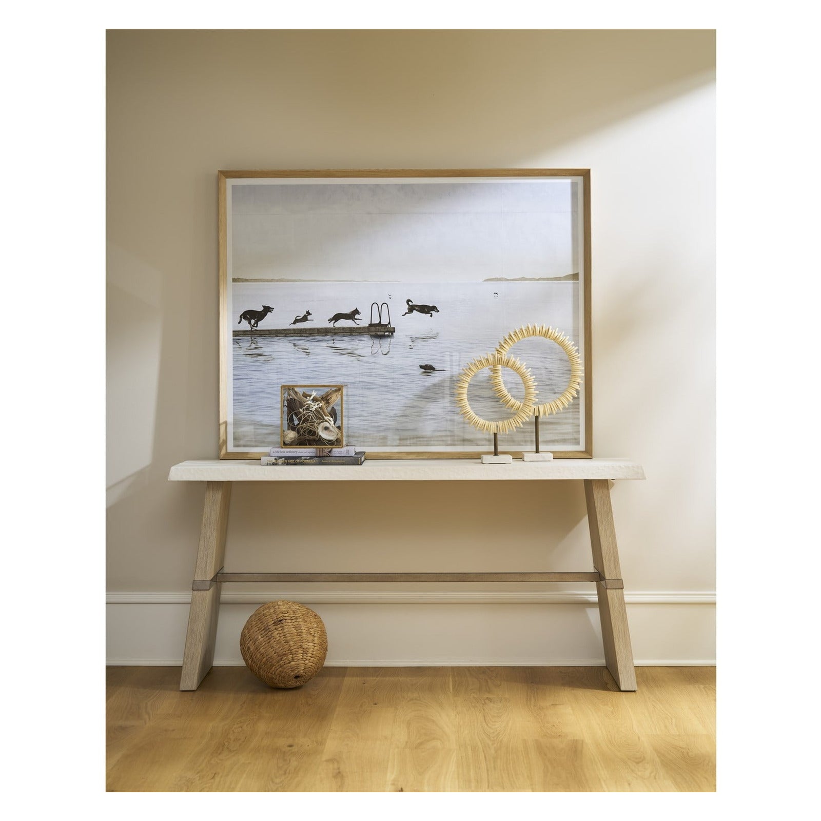 Oasis- Coastal Living Home Collection Dockside Console Table by Universal Furniture at ZIN Home