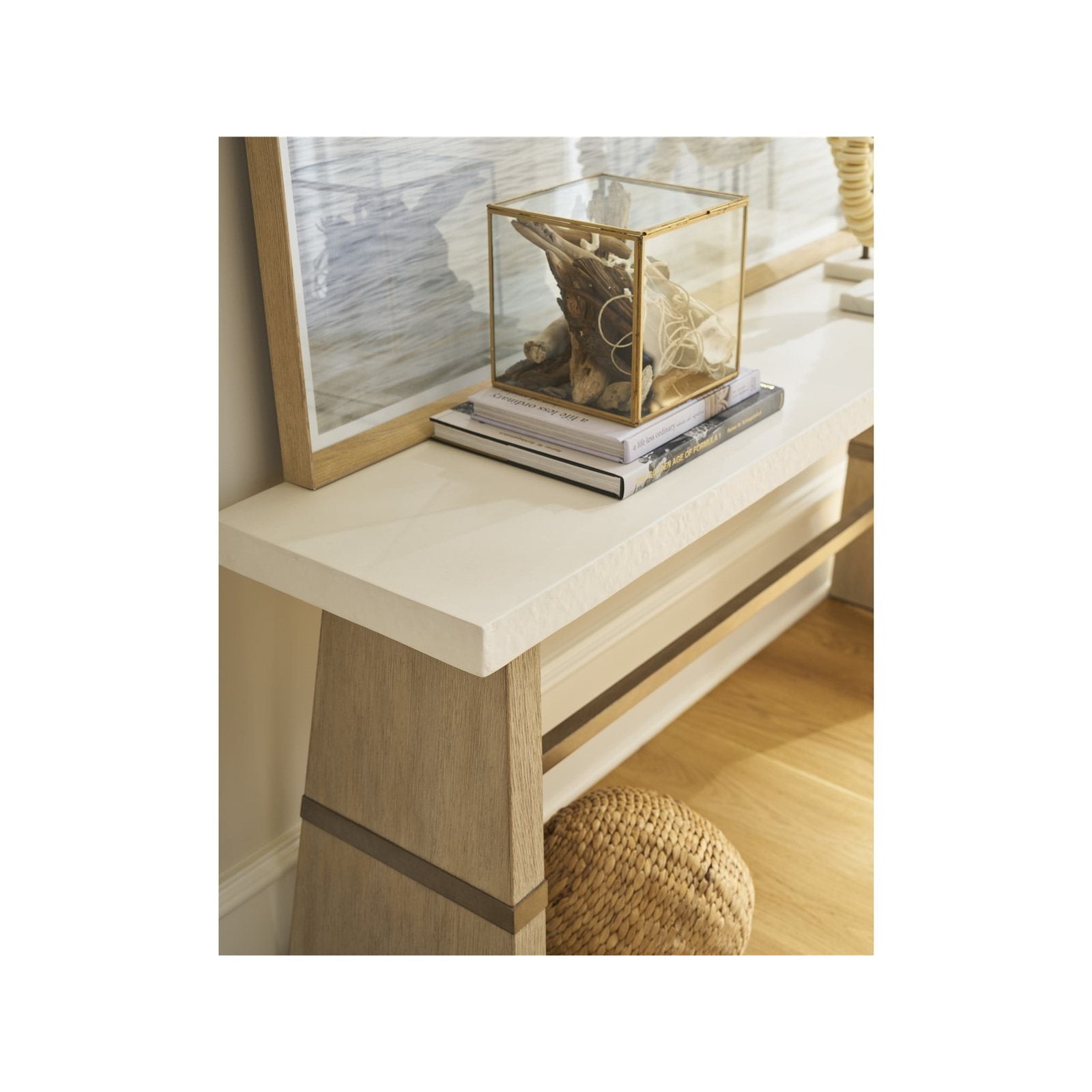 Oasis- Coastal Living Home Collection Dockside Console Table by Universal Furniture at ZIN Home