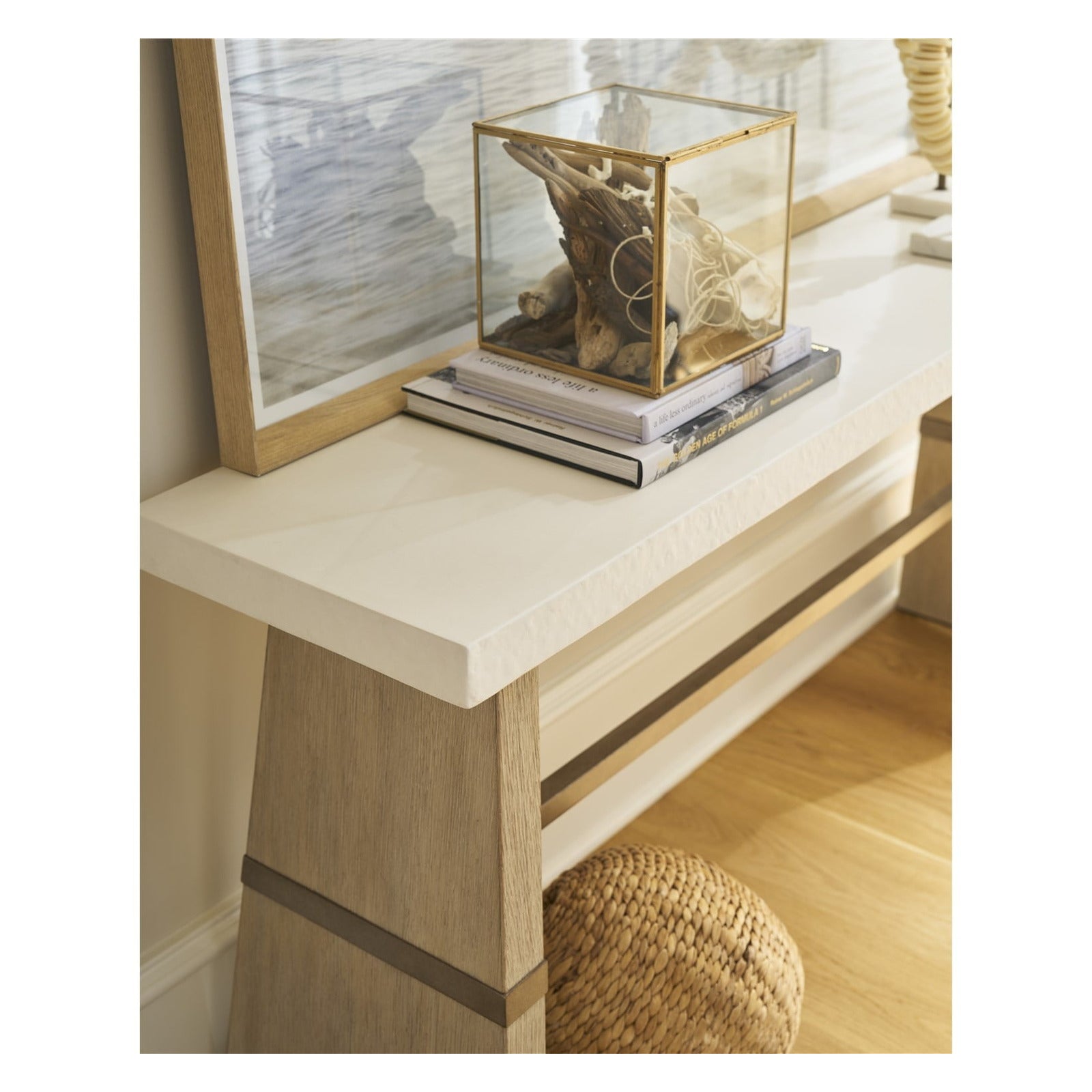 Oasis- Coastal Living Home Collection Dockside Console Table by Universal Furniture at ZIN Home