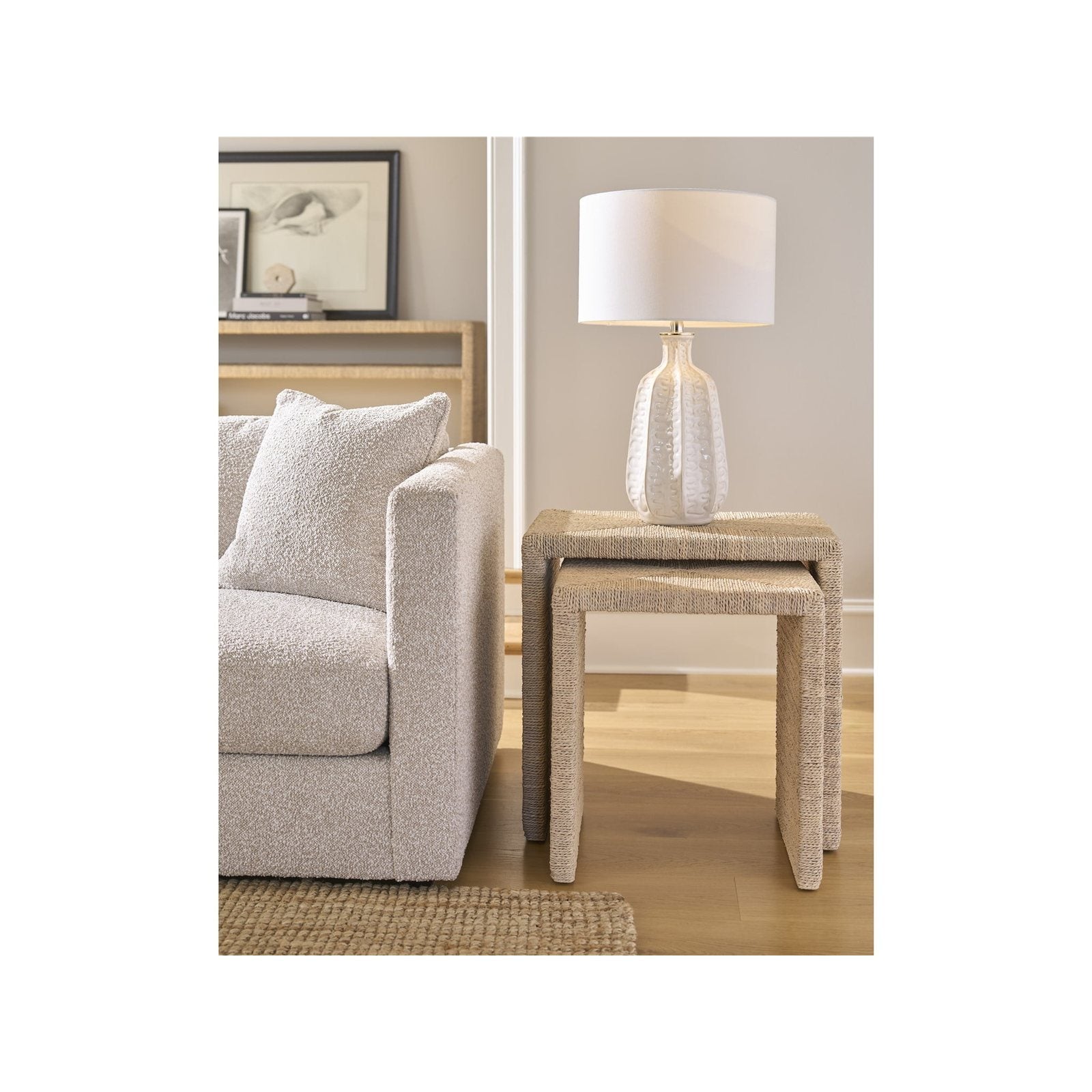 Oasis- Coastal Living Home Collection Abaca Nesting Tables by Universal Furniture at ZIN Home