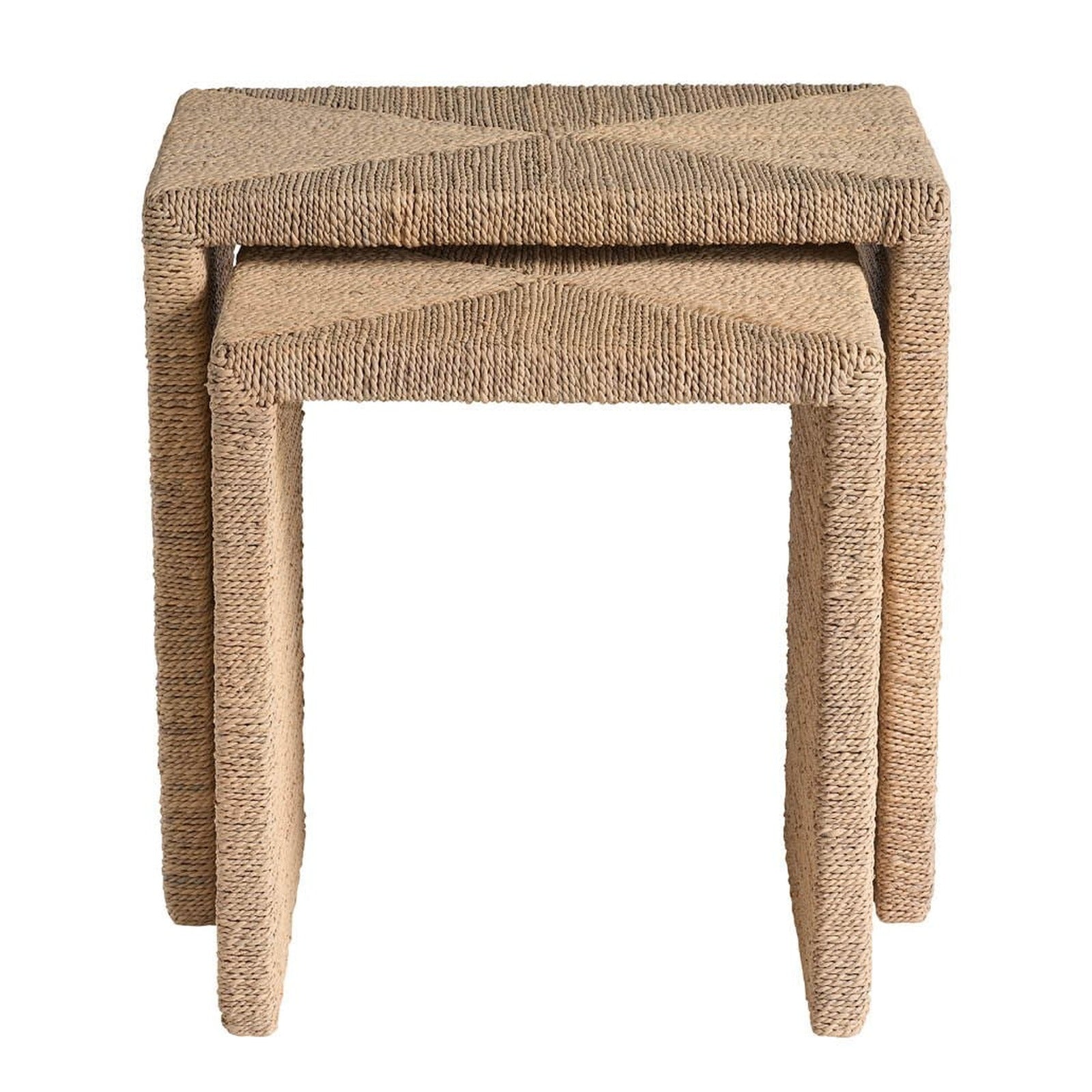 Oasis- Coastal Living Home Collection Abaca Nesting Tables by Universal Furniture at ZIN Home