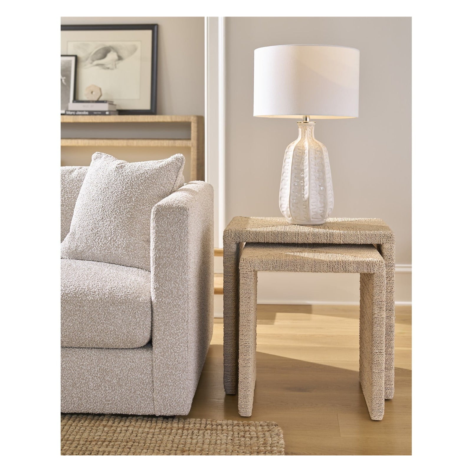 Oasis- Coastal Living Home Collection Abaca Nesting Tables by Universal Furniture at ZIN Home