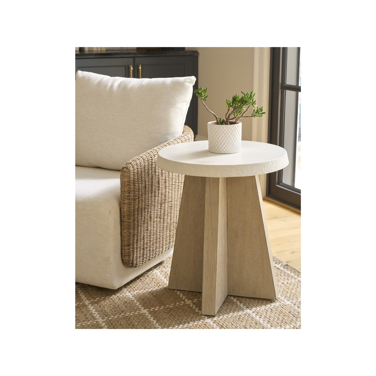 Oasis- Coastal Living Home Collection Dockside Accent Table by Universal Furniture at ZIN Home