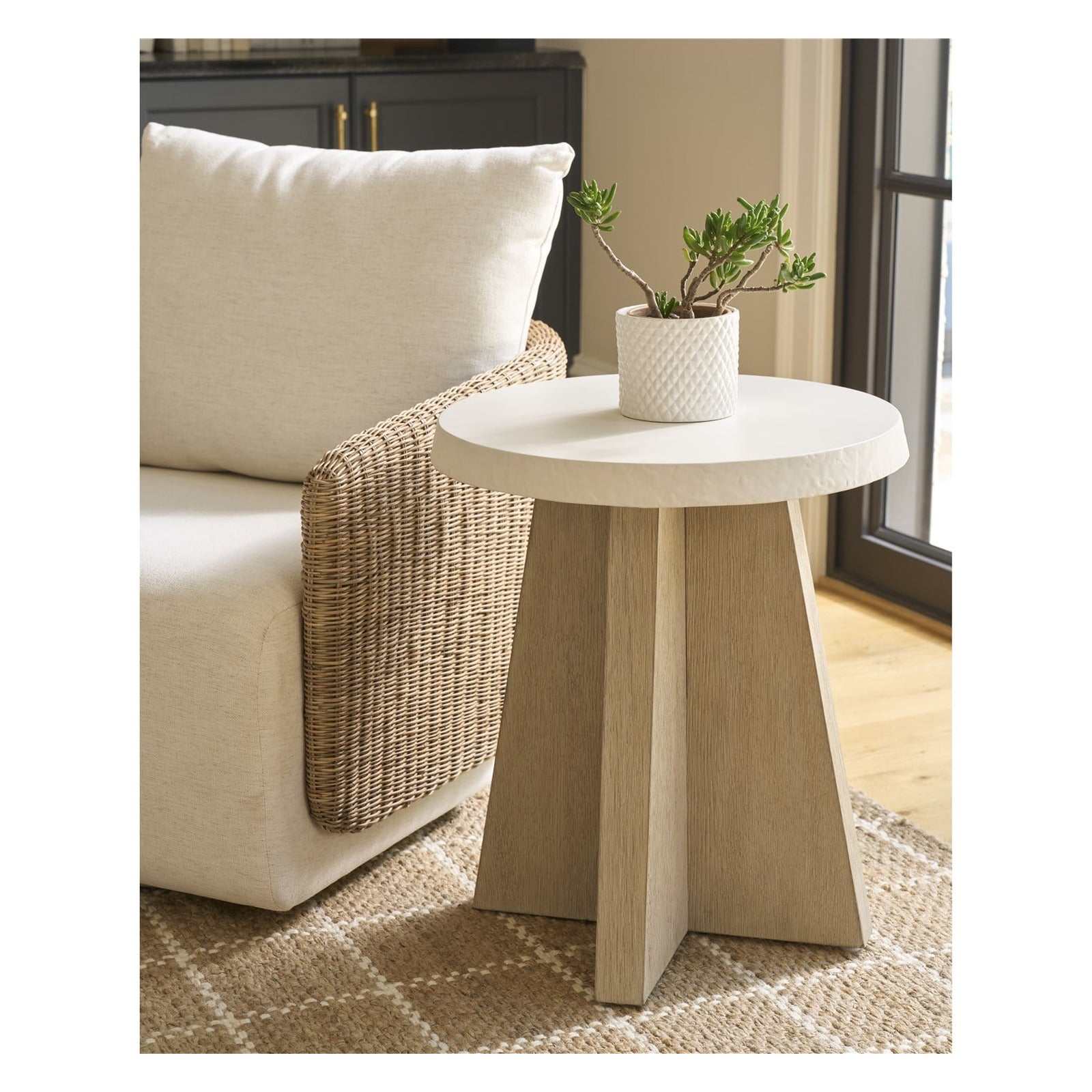 Oasis- Coastal Living Home Collection Dockside Accent Table by Universal Furniture at ZIN Home