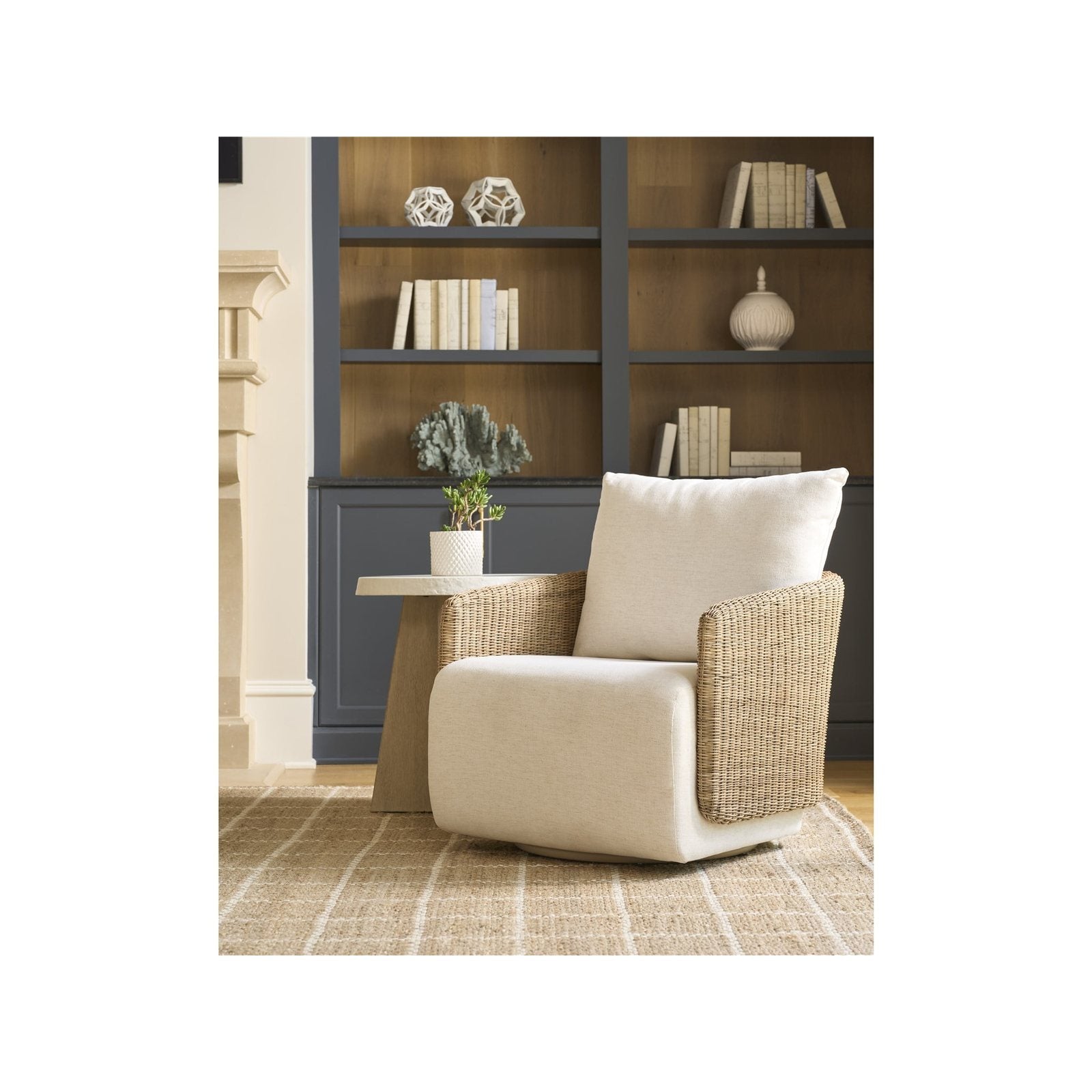 Oasis- Coastal Living Home Collection Dockside Accent Table by Universal Furniture at ZIN Home