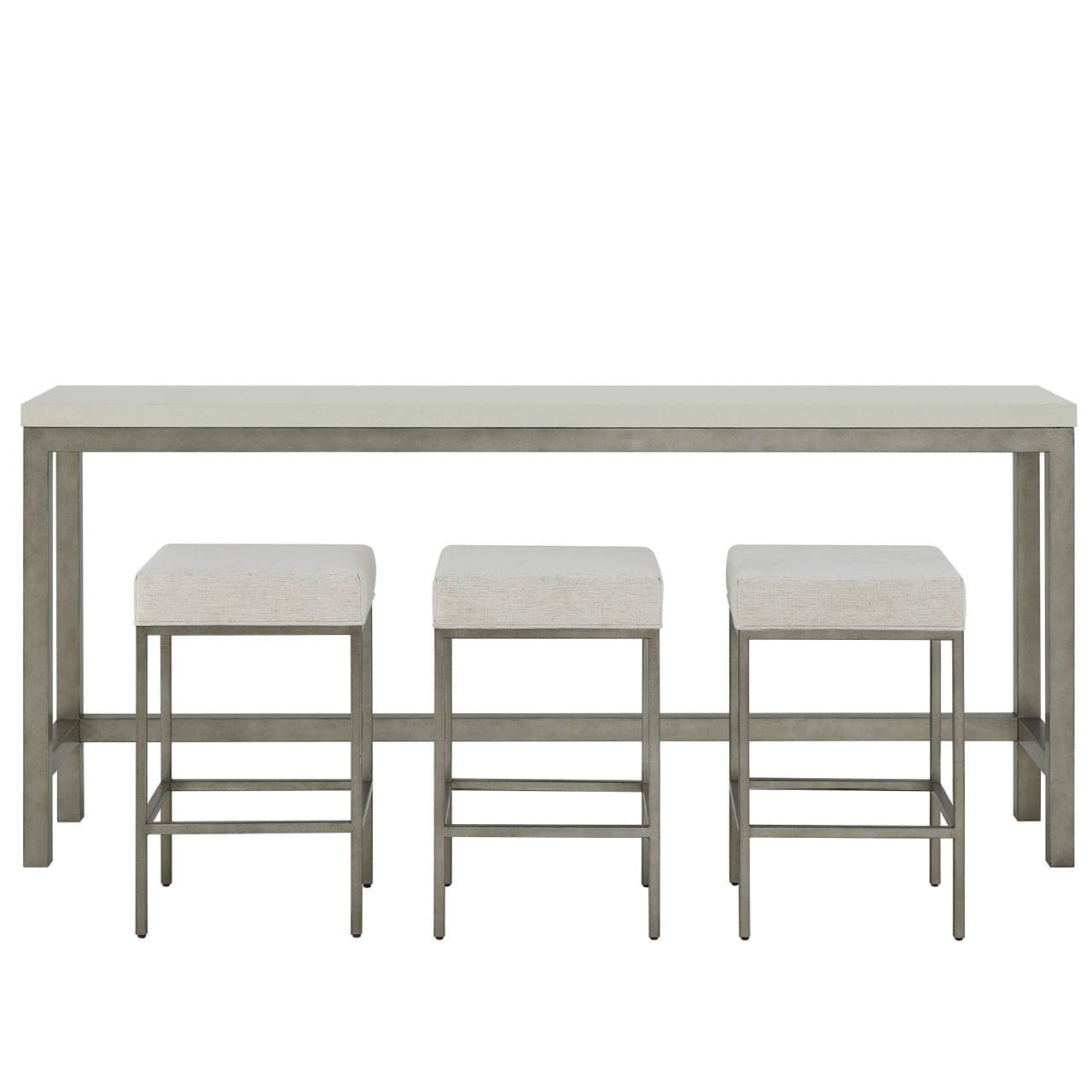 Oasis- Coastal Living Home Collection Oasis Console with Stools by Universal Furniture at ZIN Home