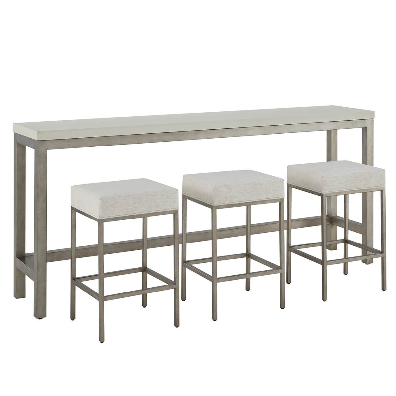 Oasis- Coastal Living Home Collection Oasis Console with Stools by Universal Furniture at ZIN Home