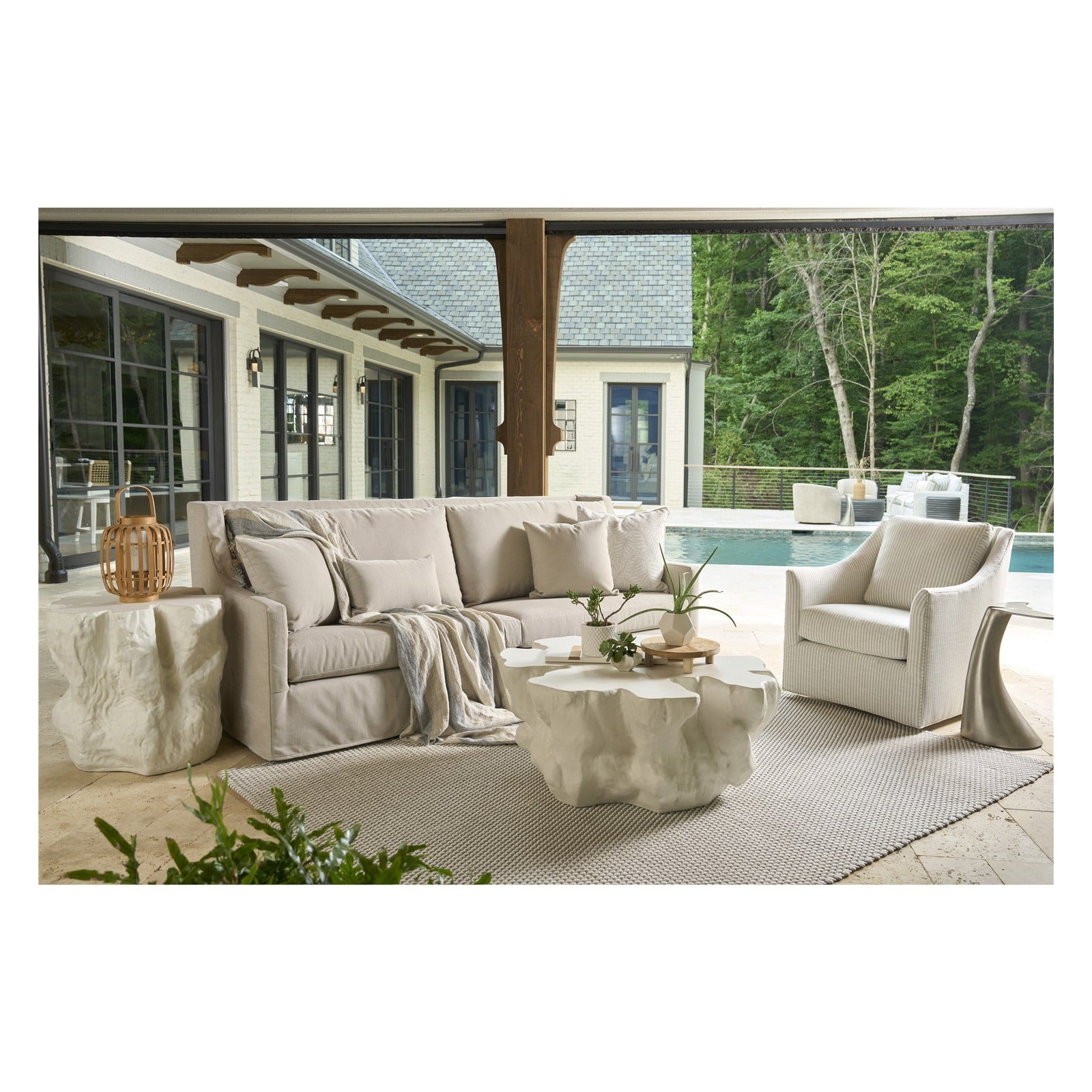 Oasis- Coastal Living Home Collection Cliffside Cocktail Table by Universal Furniture at ZIN Home