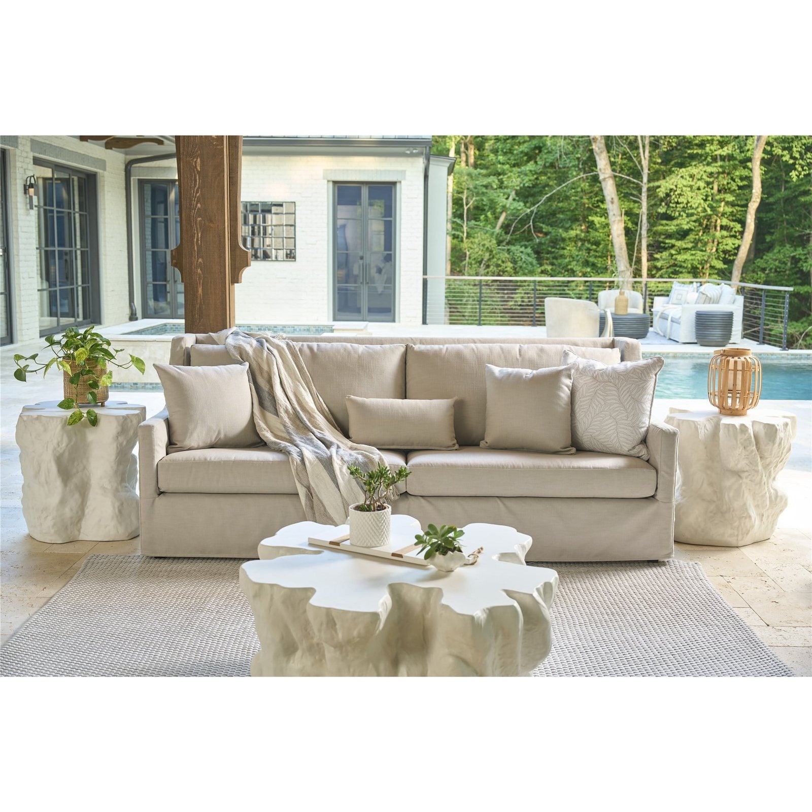 Oasis- Coastal Living Home Collection Cliffside Cocktail Table by Universal Furniture at ZIN Home