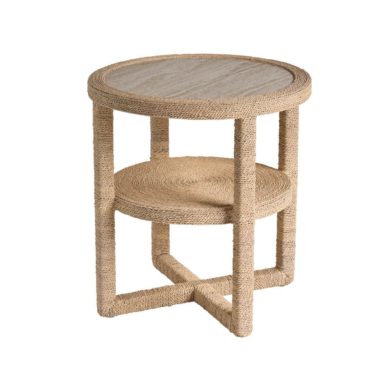 Oasis- Coastal Living Home Collection Abaca Side Table by Universal Furniture at ZIN Home