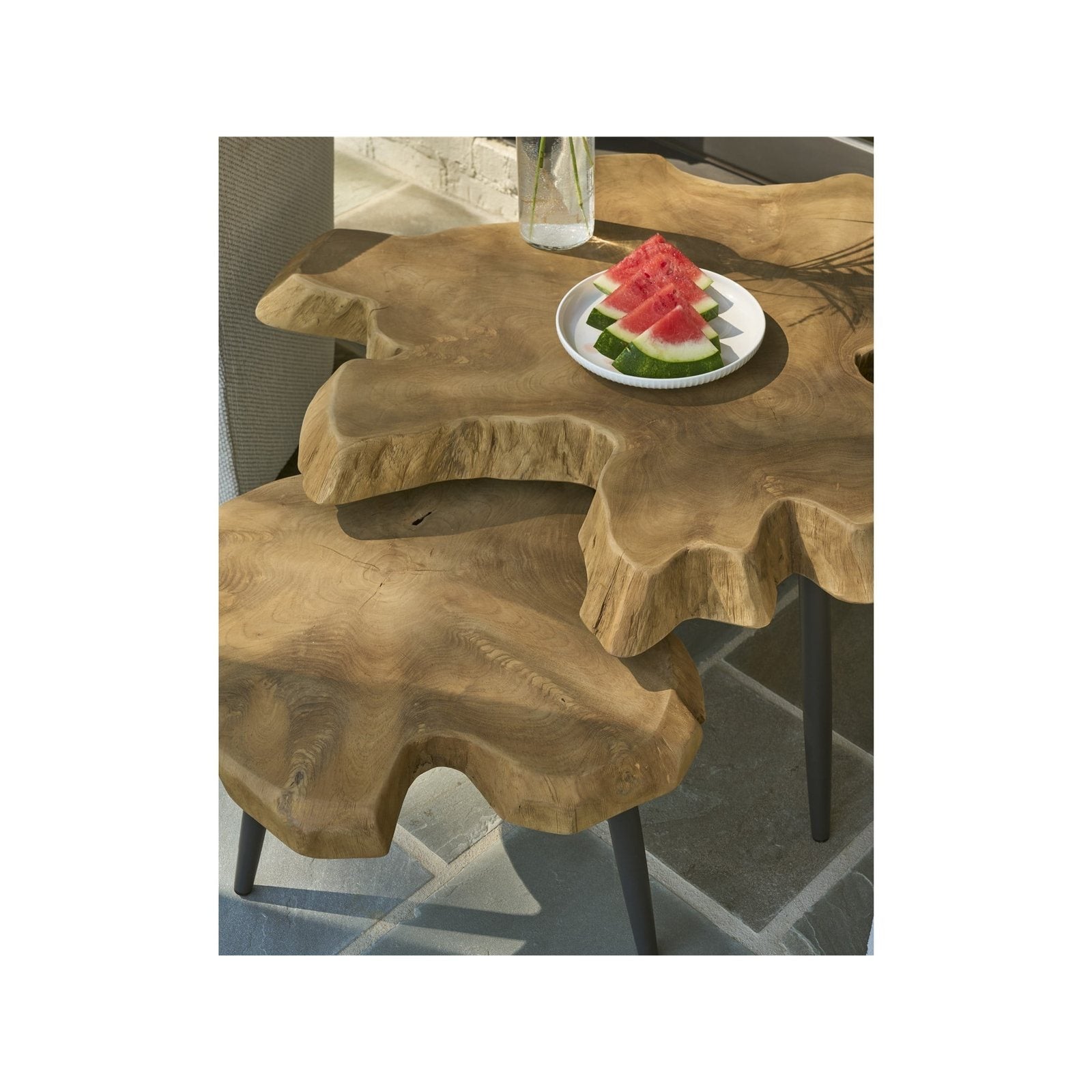 Oasis- Coastal Living Home Collection Driftwood Nesting Tables by Universal Furniture at ZIN Home