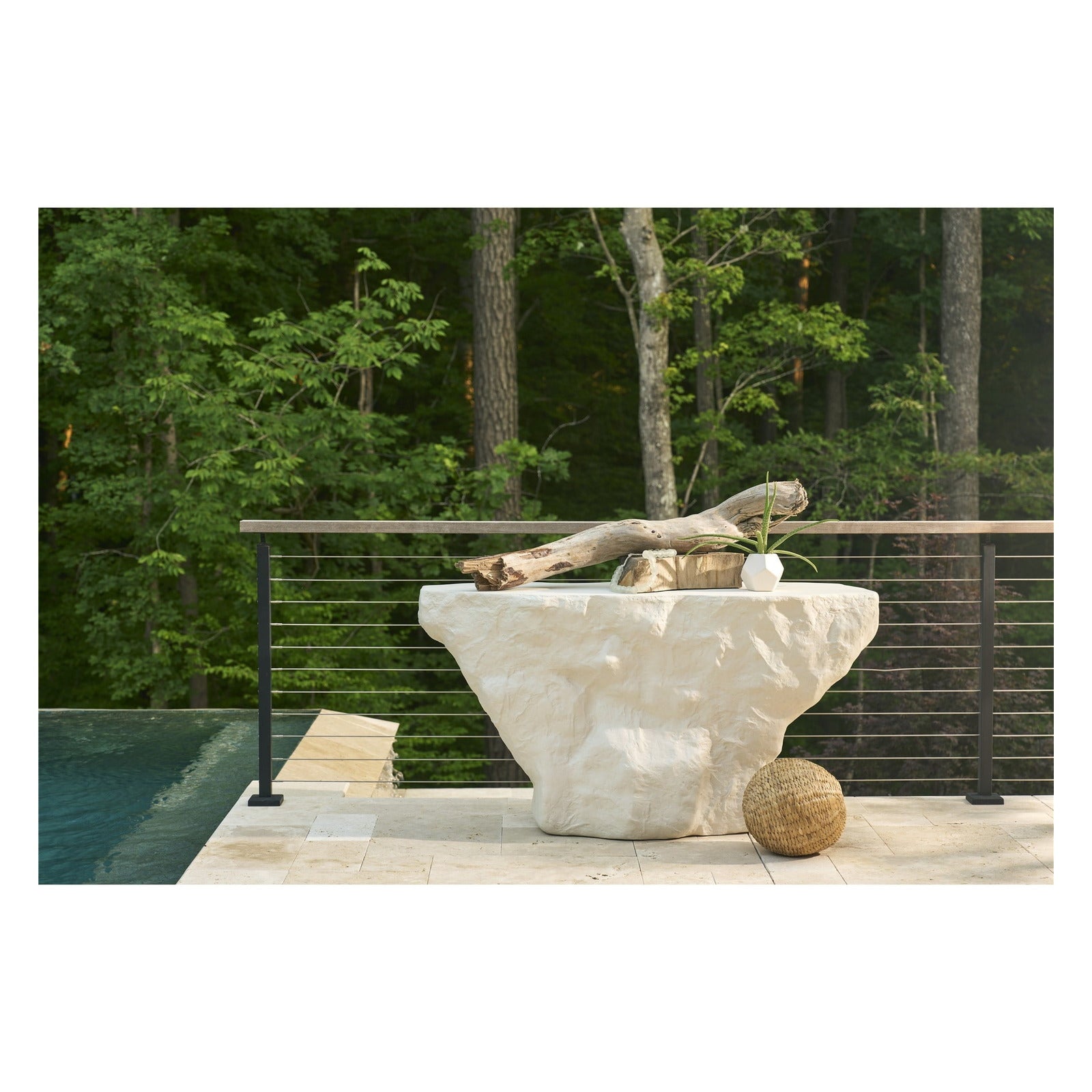 Oasis- Coastal Living Home Collection Cliffside Console Table by Universal Furniture at ZIN Home