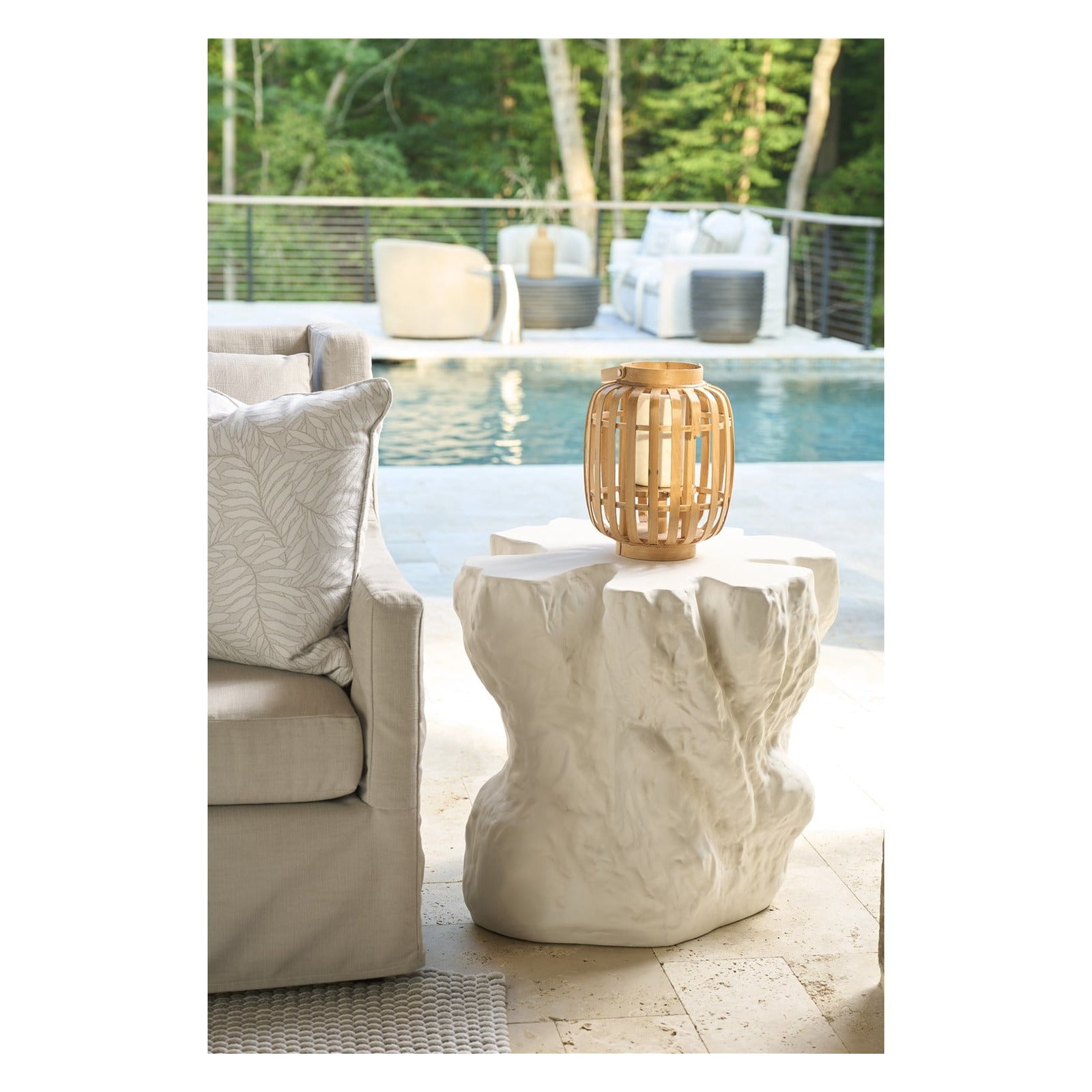 Oasis- Coastal Living Home Collection Cliffside Accent Table by Universal Furniture at ZIN Home